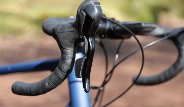 Most modern road bikes have integrated gear and brake levers