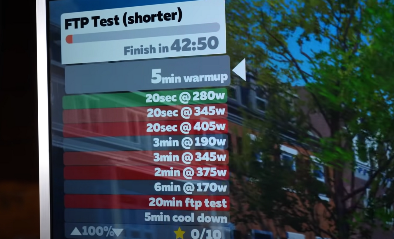 Find your FTP with the help of Zwift