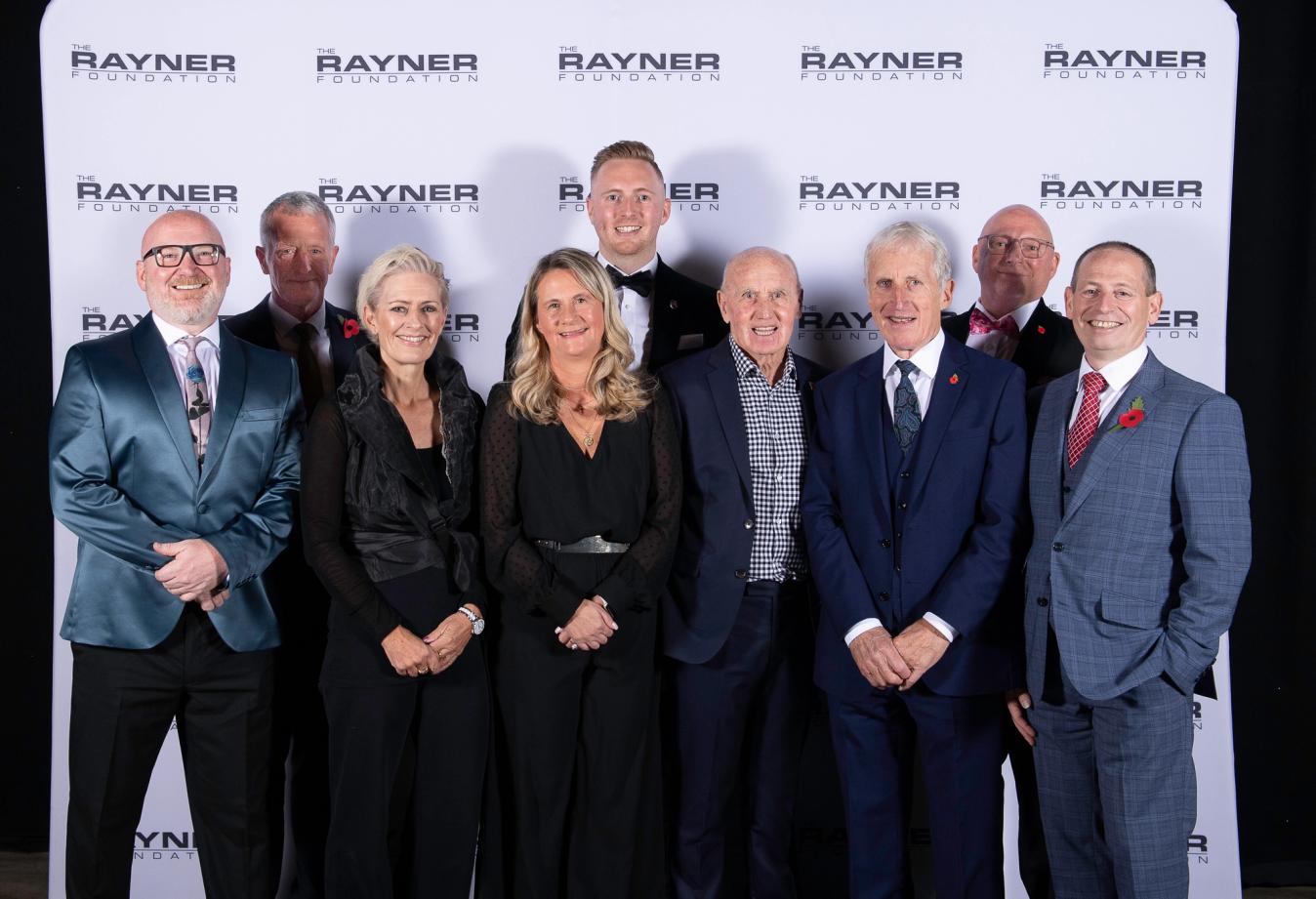 The Rayner Foundation Committee were all smiles as the night went down a storm