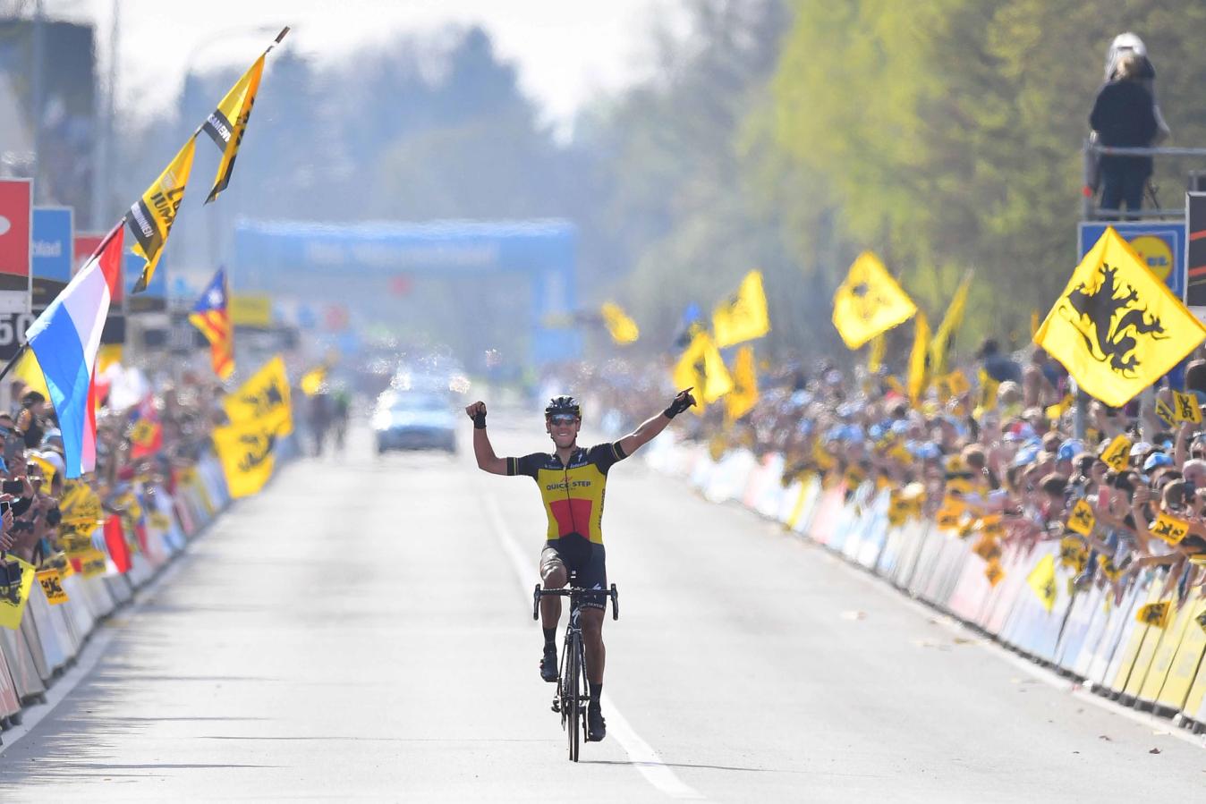 Philippe Gilbert was the last Belgian winner of the Ronde in 2017, in the national champ's jersey no less