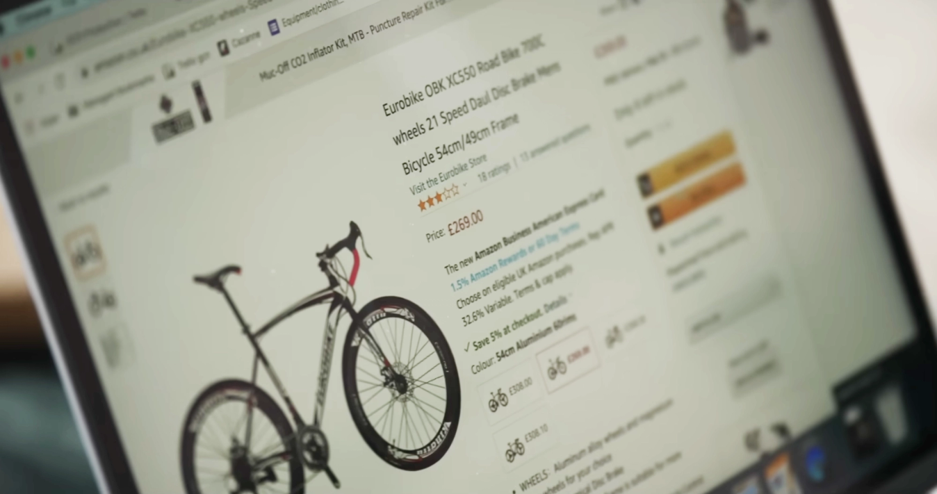 Be wary of bikes that only exist on large online marketplaces