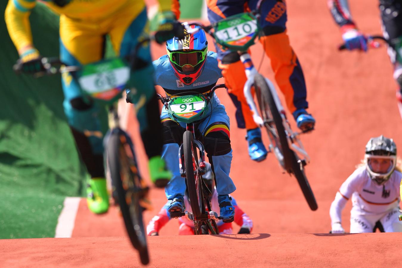 BMX racers have to put serious power through their pedals 