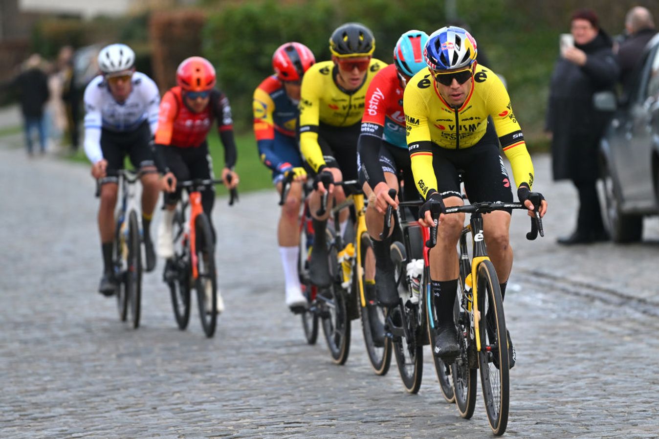 Wout van Aert leads the select group of six