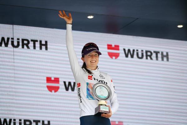Antonia Niedermaier's (Canyon-SRAM) stage also put her in the lead of the young rider standings
