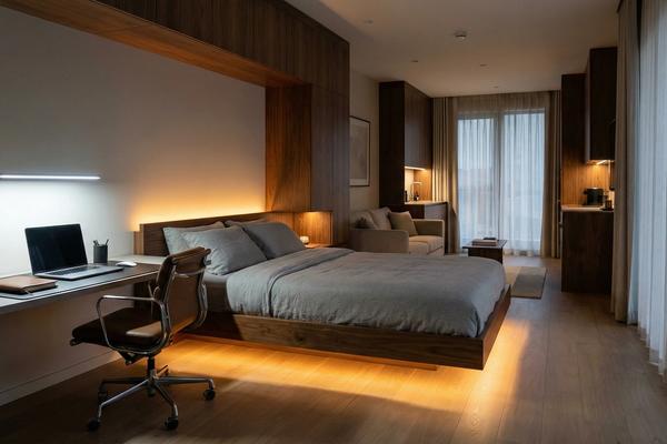 Arquitectura del Sueño: Luz Circadiana en Apartamentos