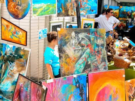 Parmi les 150 exposants, le badaud trouvera de tout : du classique, du bizarre, du beau, du moins beau.