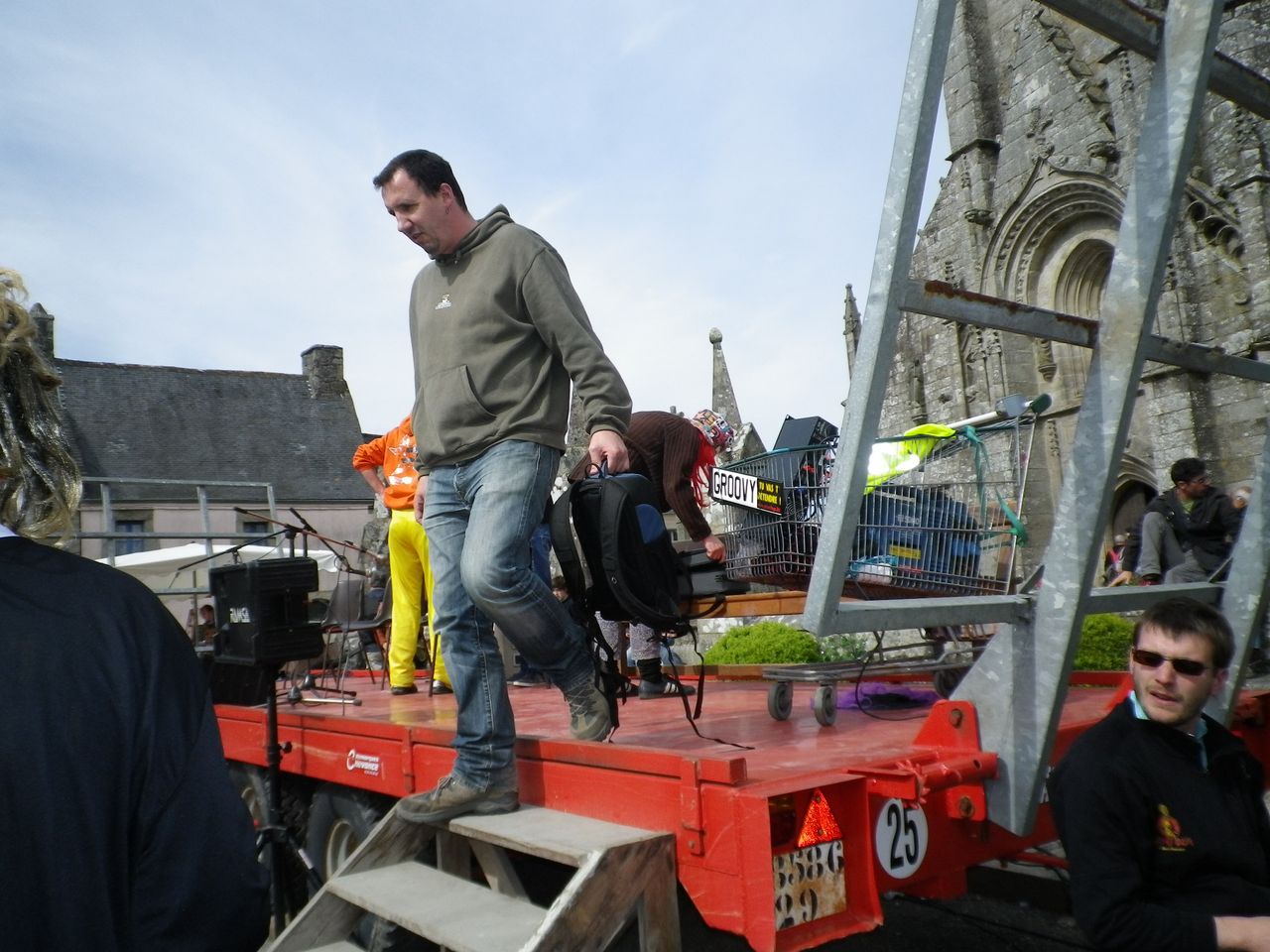 Tournage du clip Hot Stuff