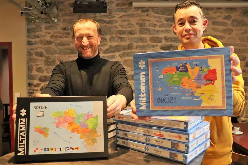 Grâce à ce Quimpérois, la carte de la Bretagne se décline désormais en puzzles