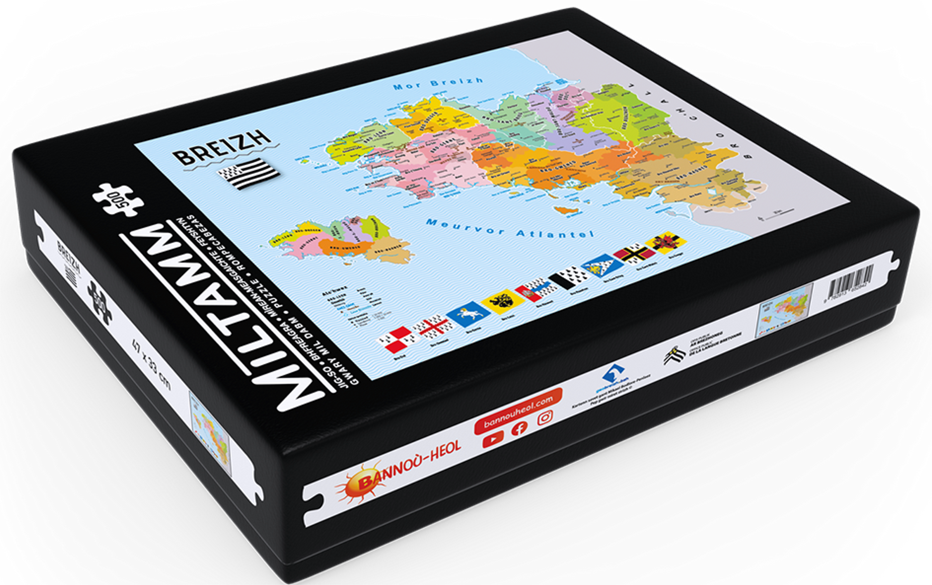 Puzzle Breizh (500 pièces) - 2e édition - 2
