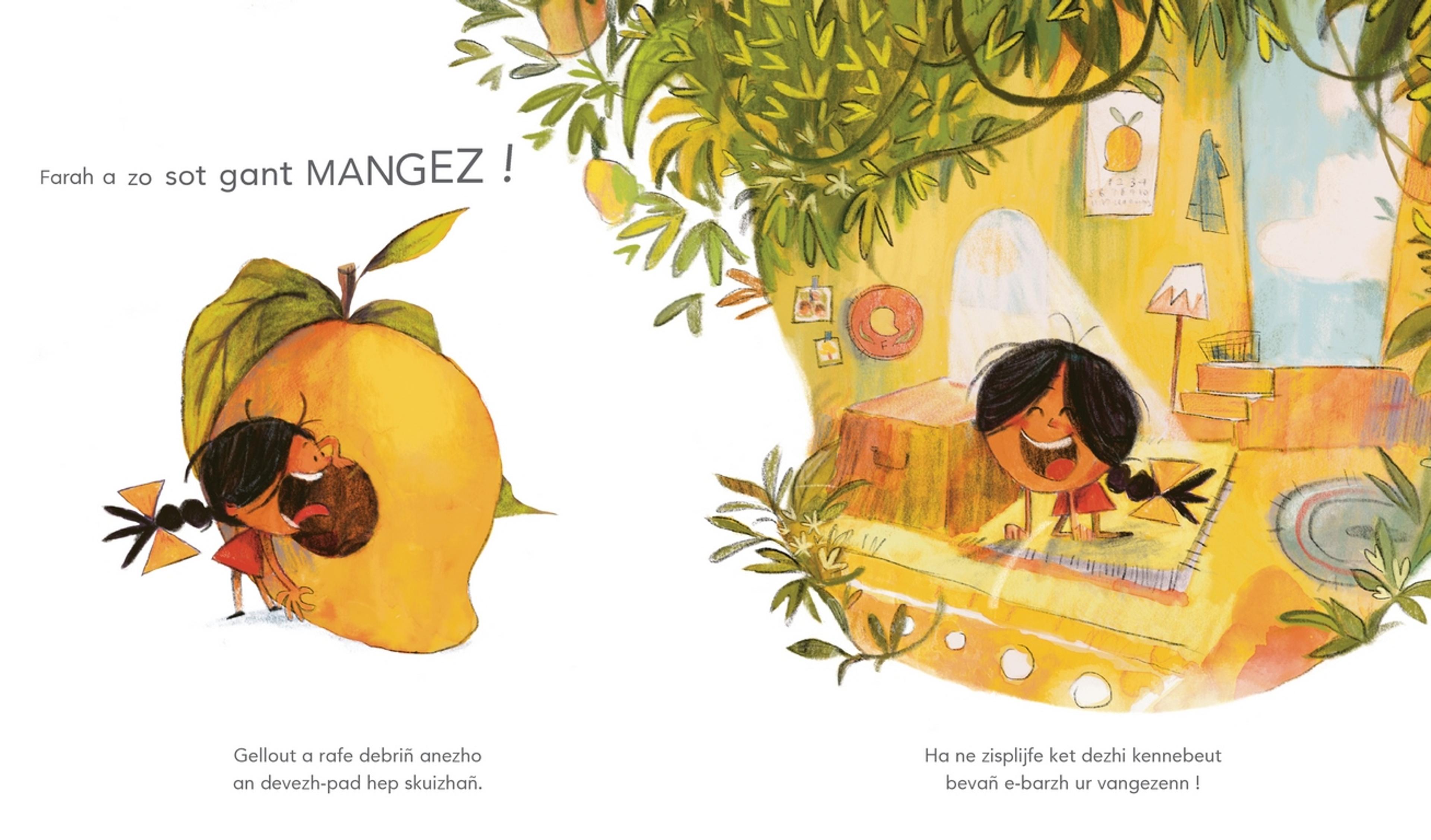 Farah loves mangos - 2