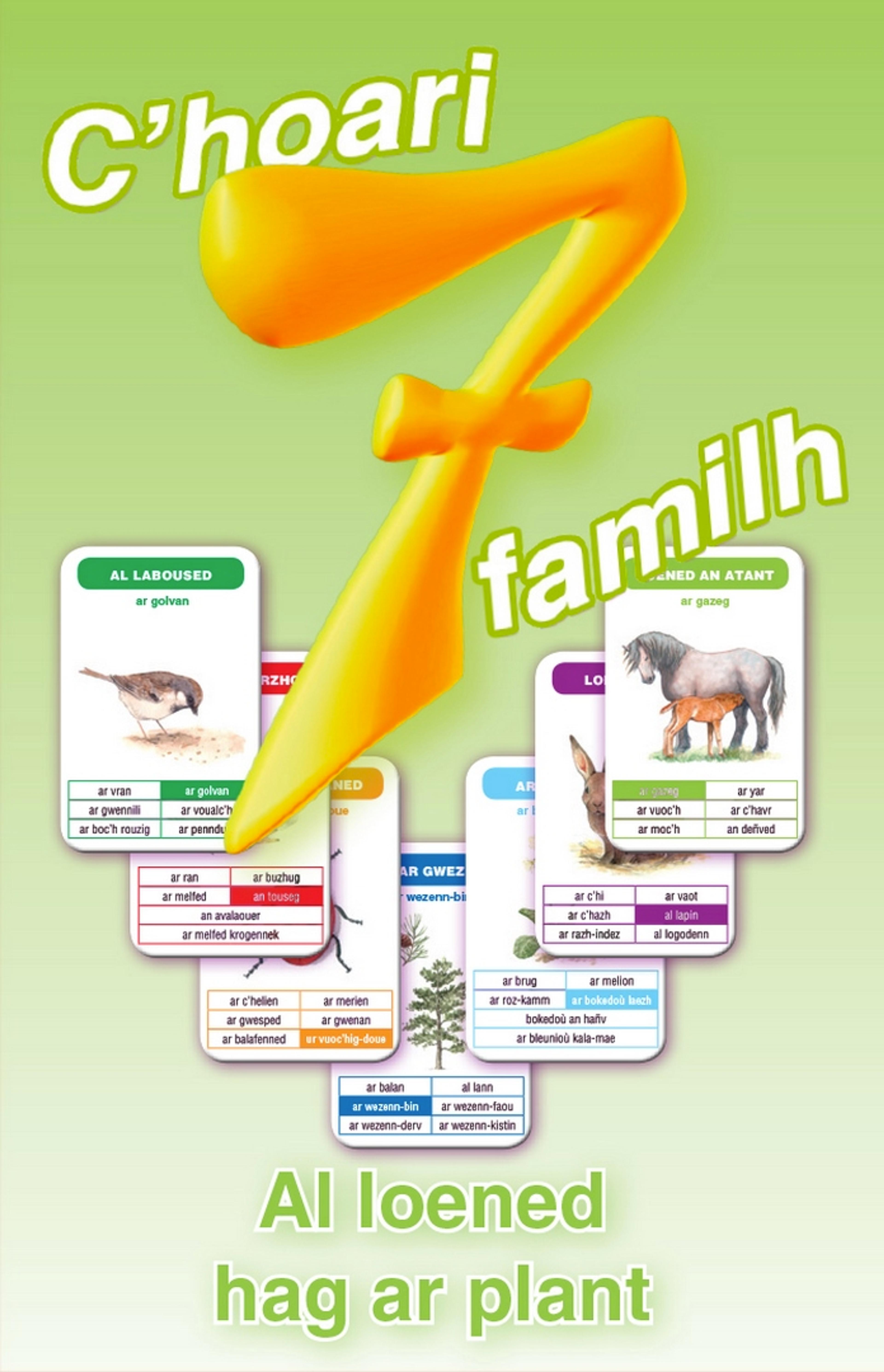 C’hoari 7 familh – Al loened hag ar plant