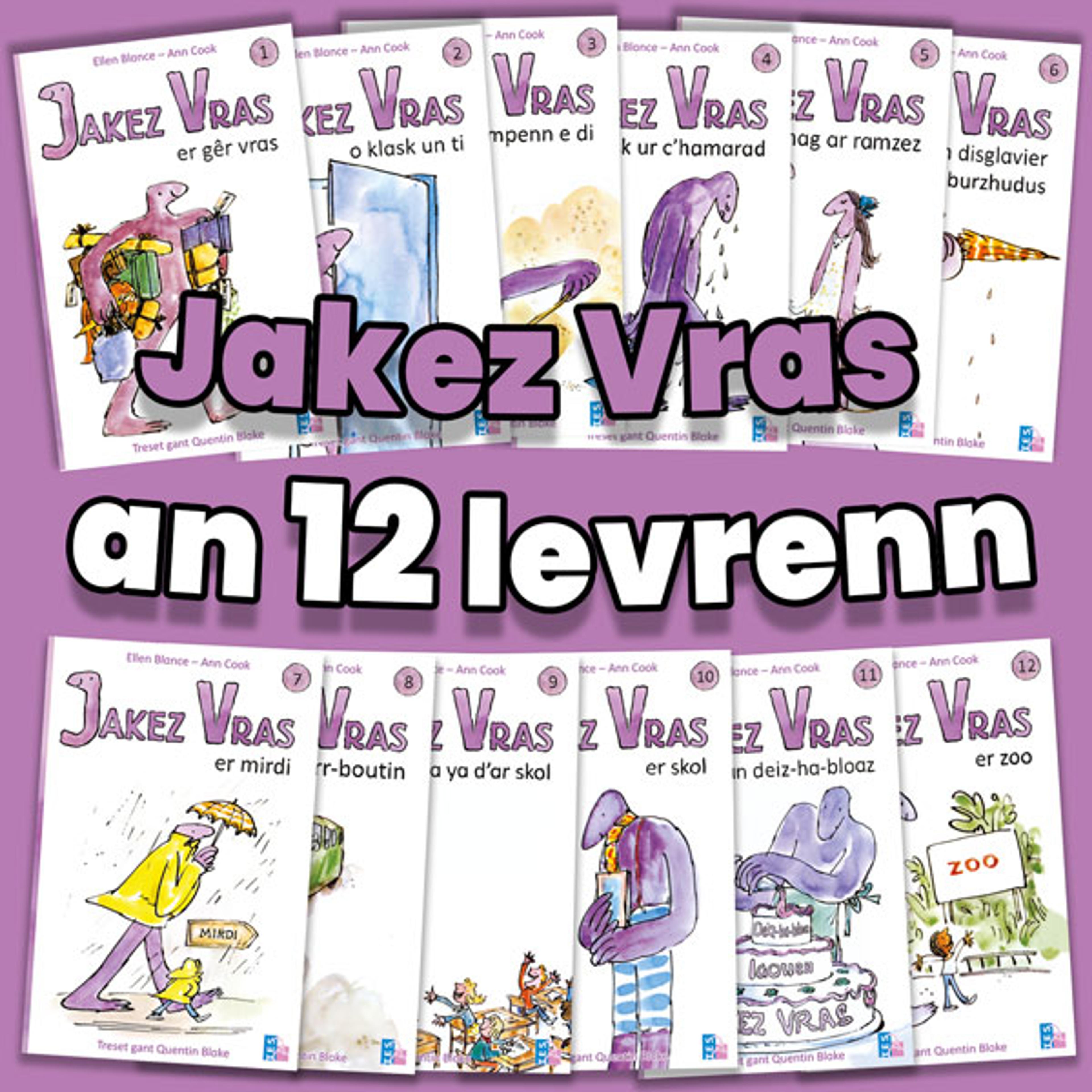 Jakez Vras - Dastumad hollek (12 levr)
