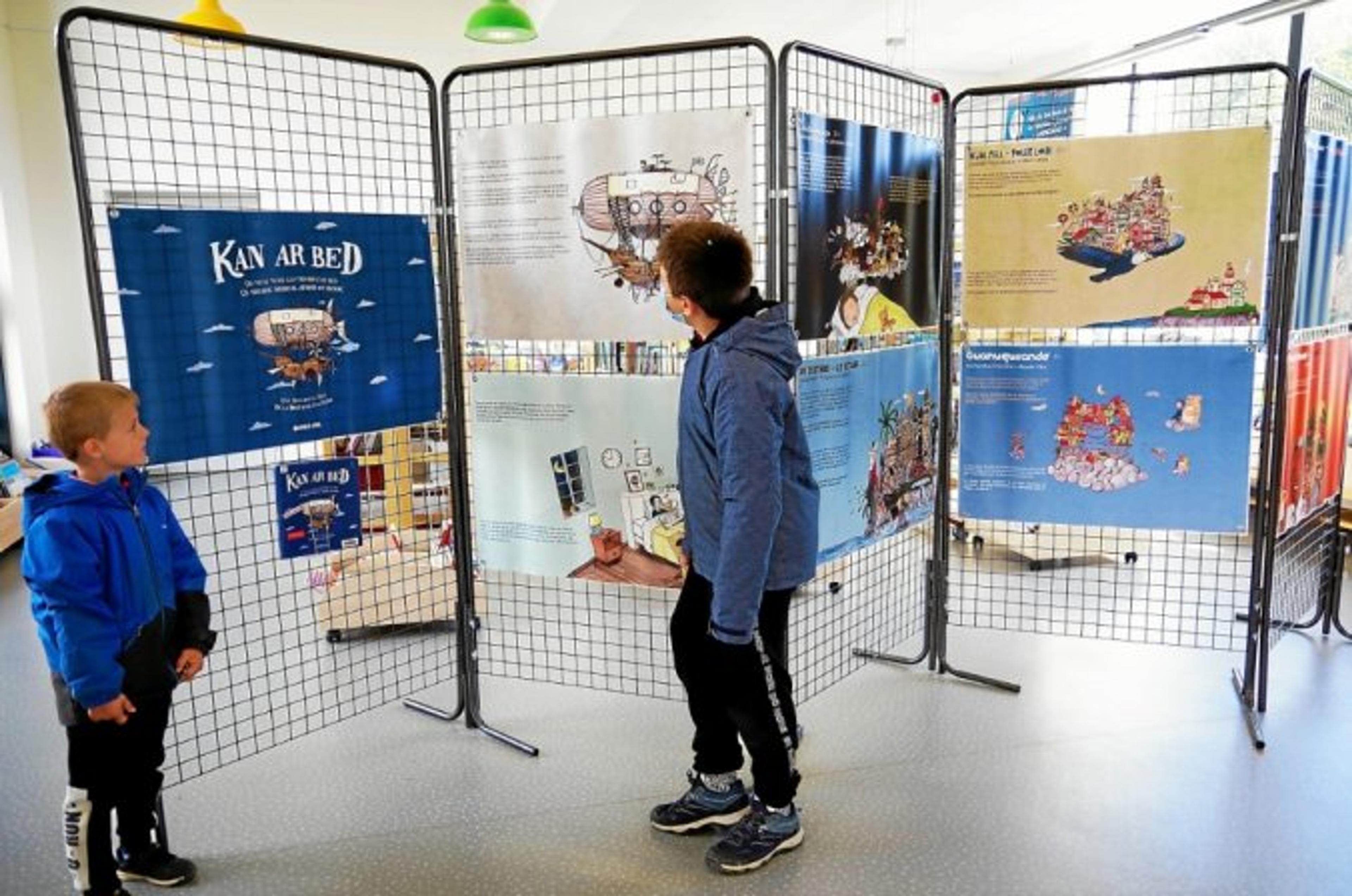 Une exposition à la bibliothèque de Plouédern fête la Bretagne