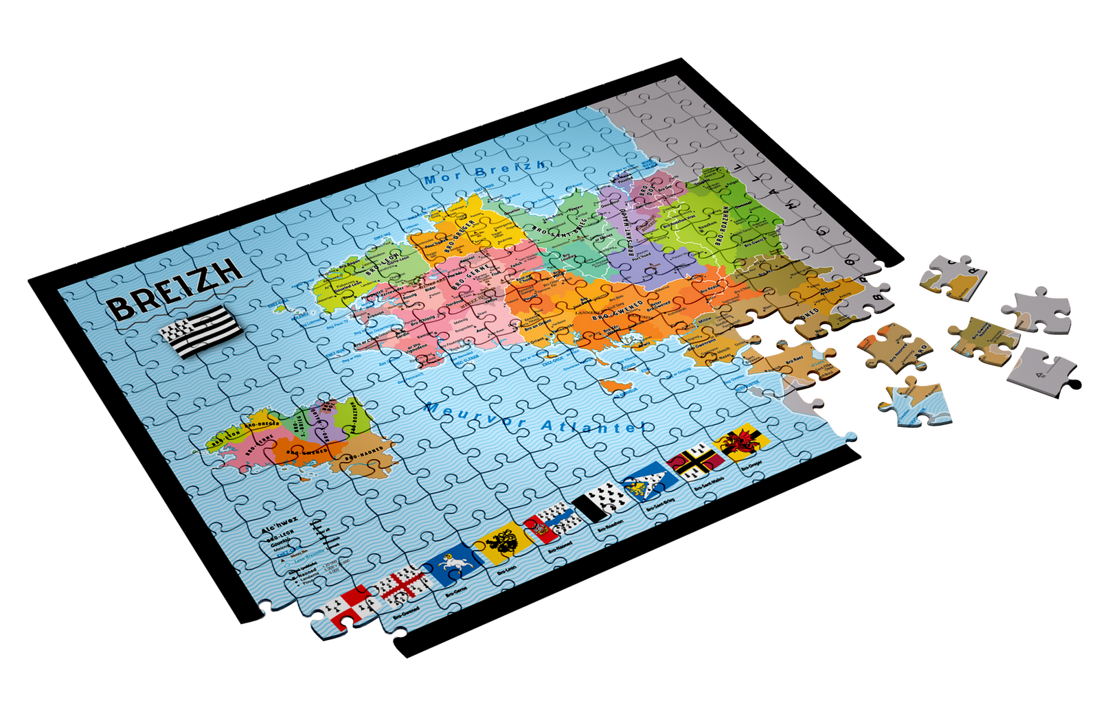 Puzzle Breizh (500 pièces) 2e édition en breton, Puzzles — Bannoùheol