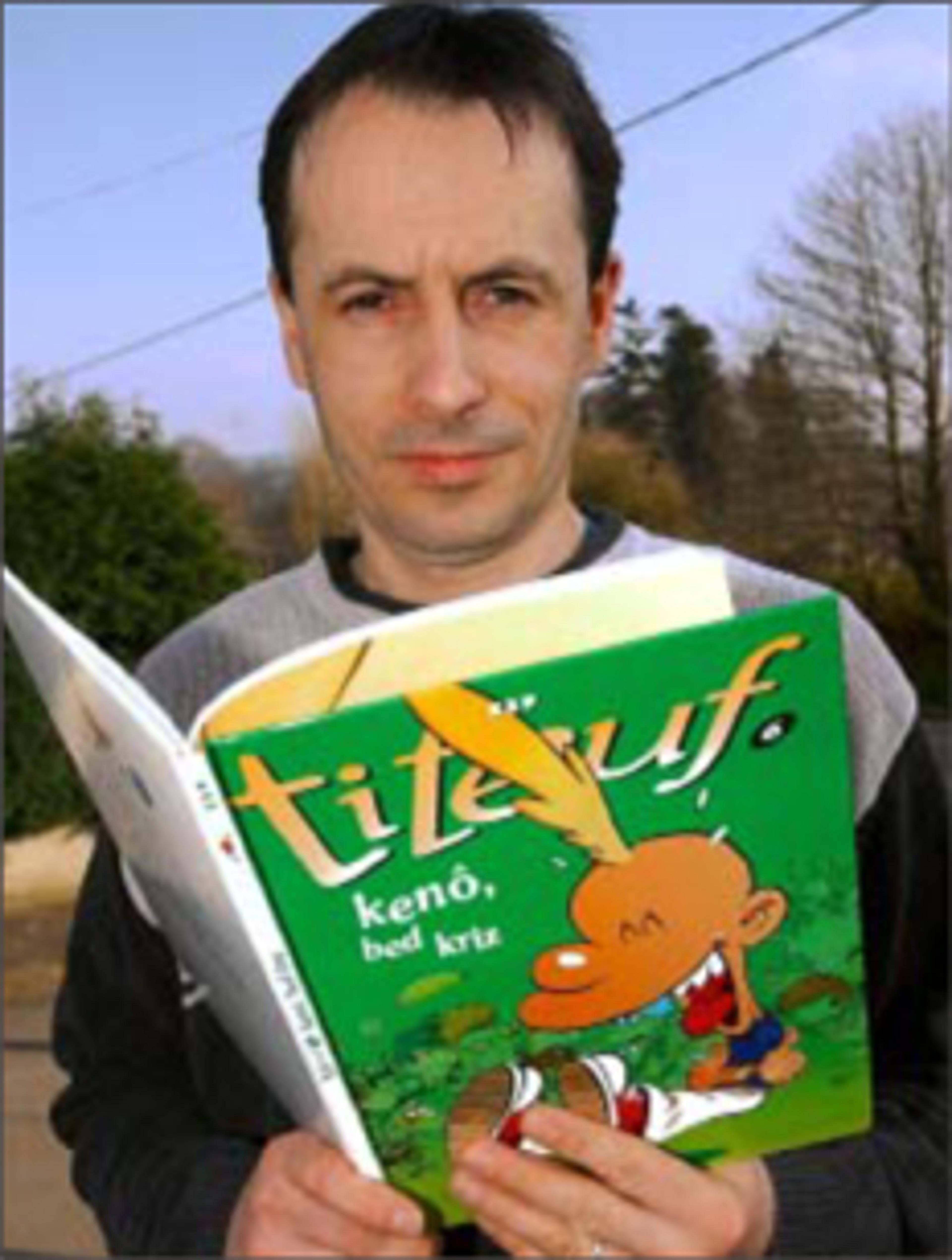 Des élèves Diwan du Relecq Kerhuon ont travaillé sur la BD - Titeuf, roi de la récré, parle breton