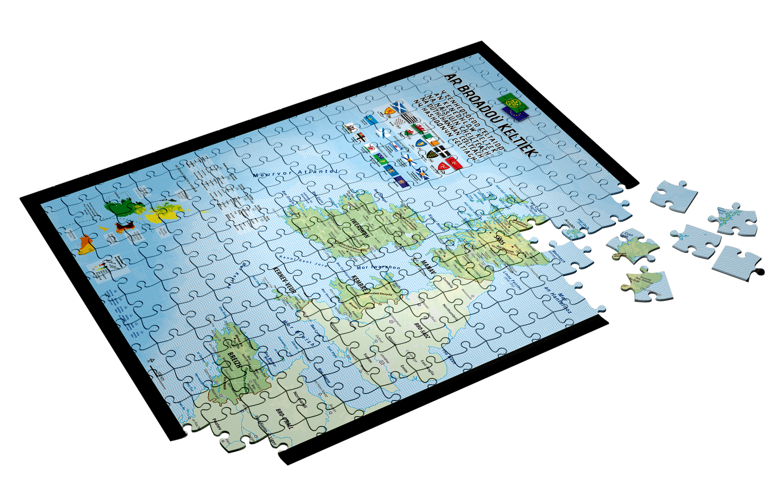 Puzzle Nations celtiques (500 pièces) en breton, Puzzles — Bannoùheol