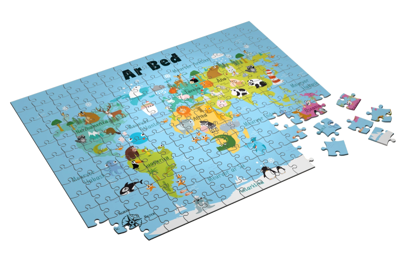 Puzzle Carte du Monde (280 pièces)