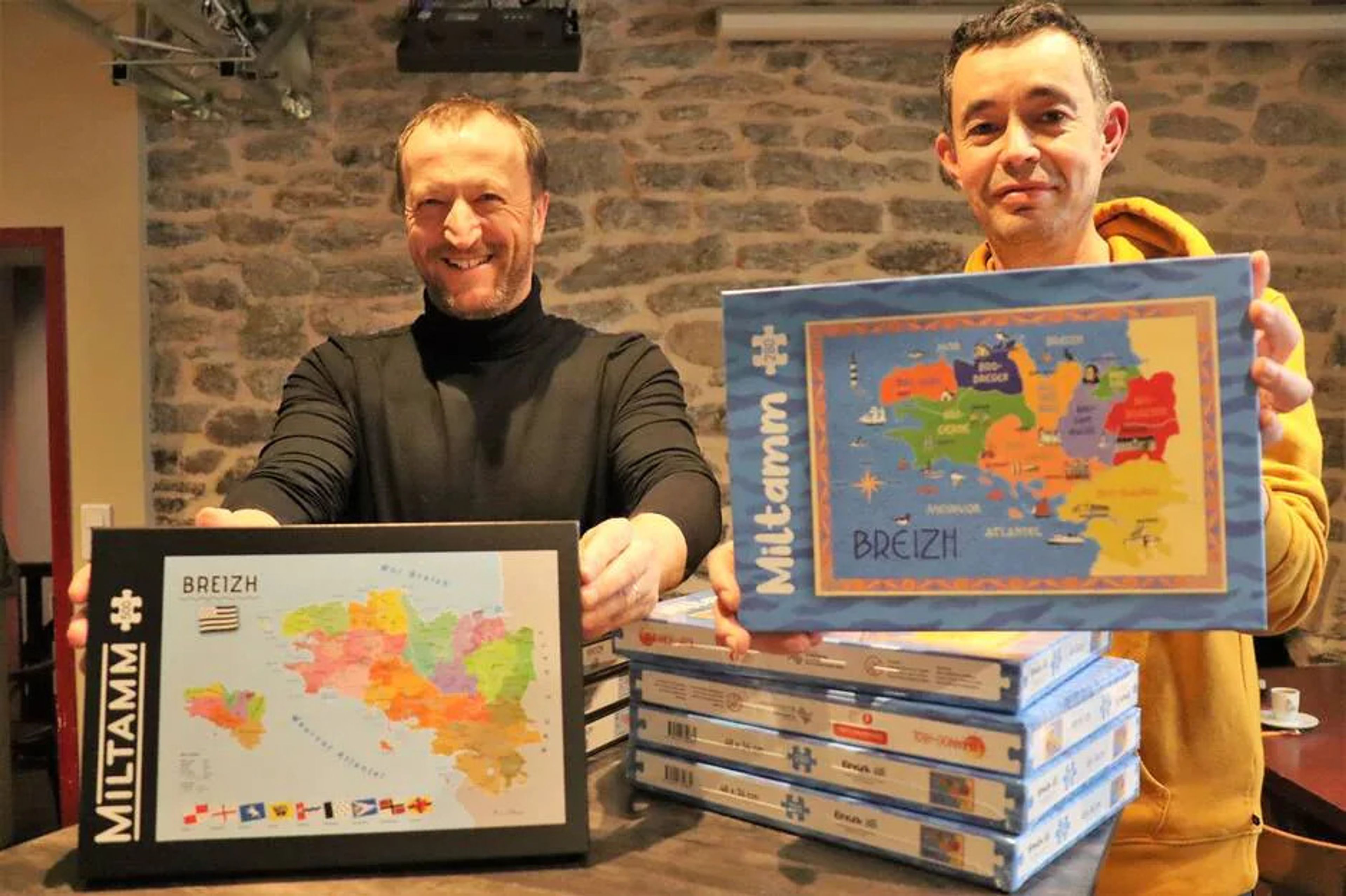 Grâce à ce Quimpérois, la carte de la Bretagne se décline désormais en puzzles