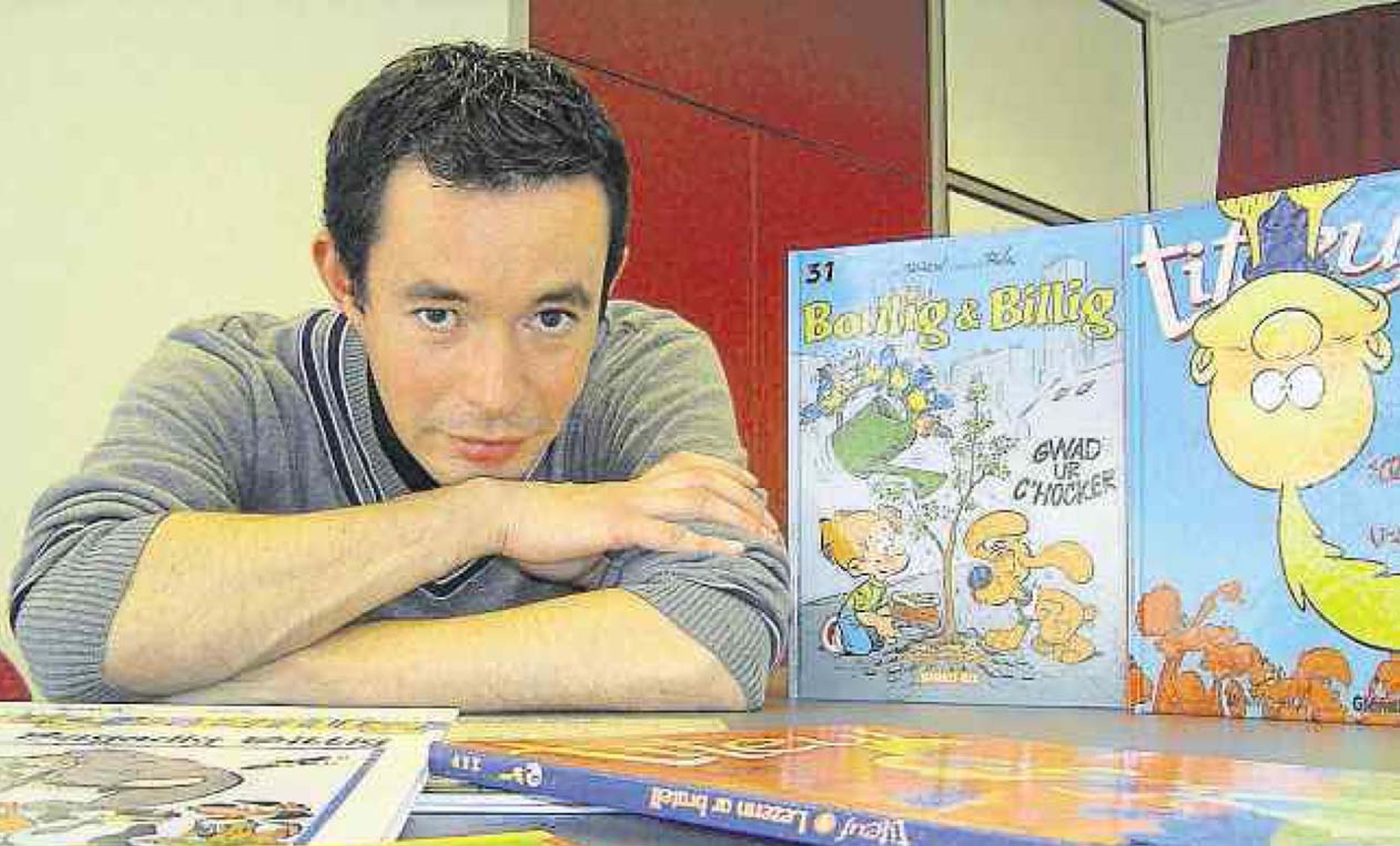 Il retranscrit les aventures de Titeuf en breton