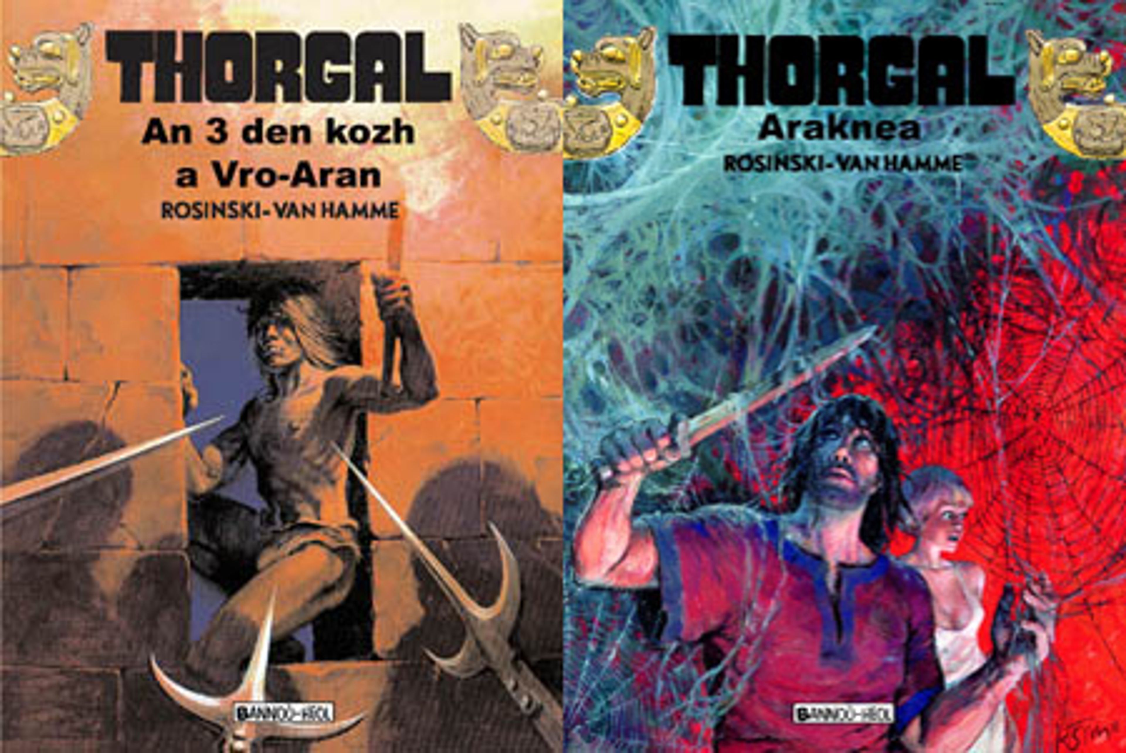 Deux tomes de Kosinski et Van Hamme en breton - Thorgal, héros des ados bretonnants