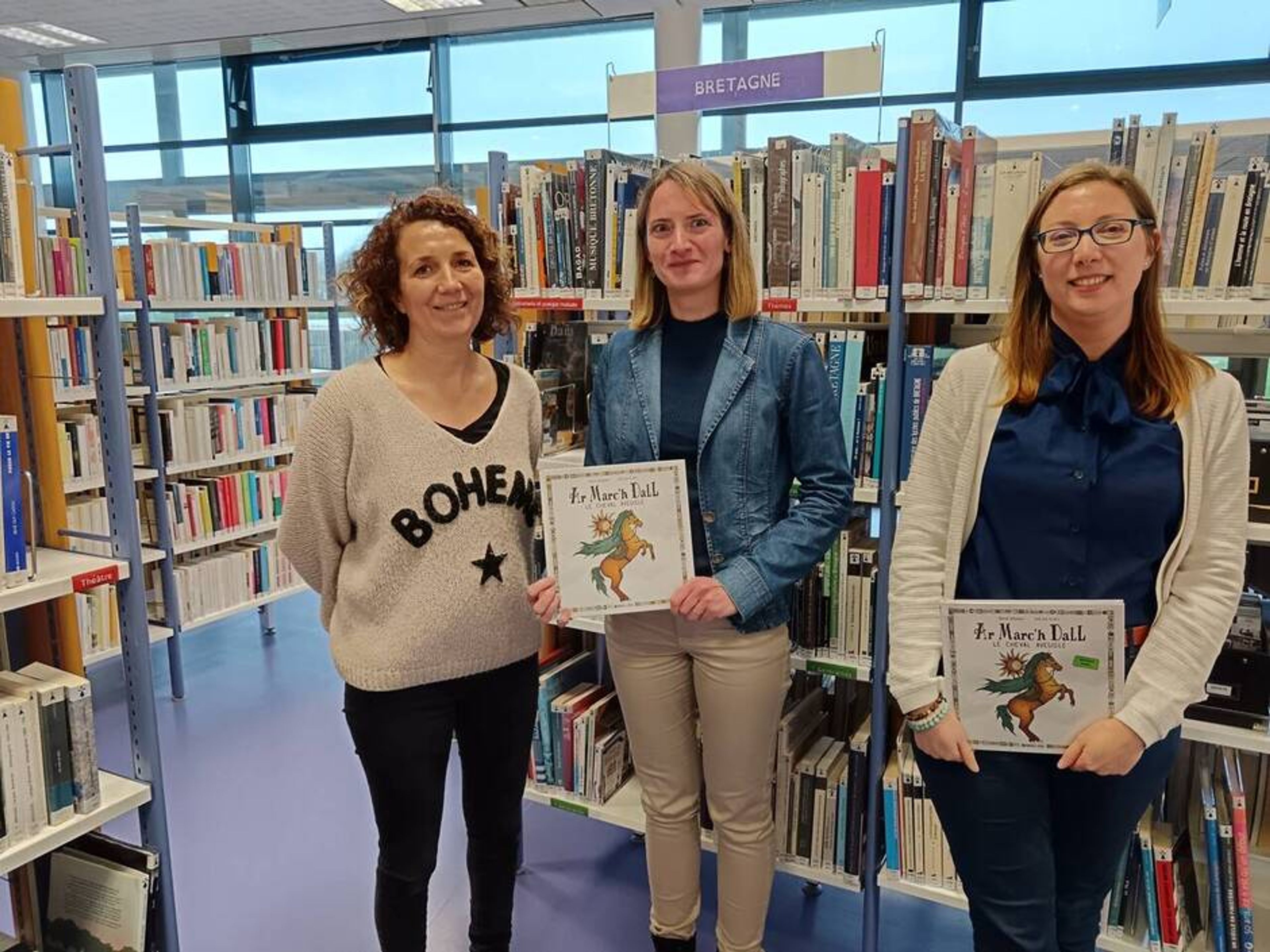 Une rencontre bilingue autour de l’œuvre « Ar Marc’h Dall » à la médiathèque