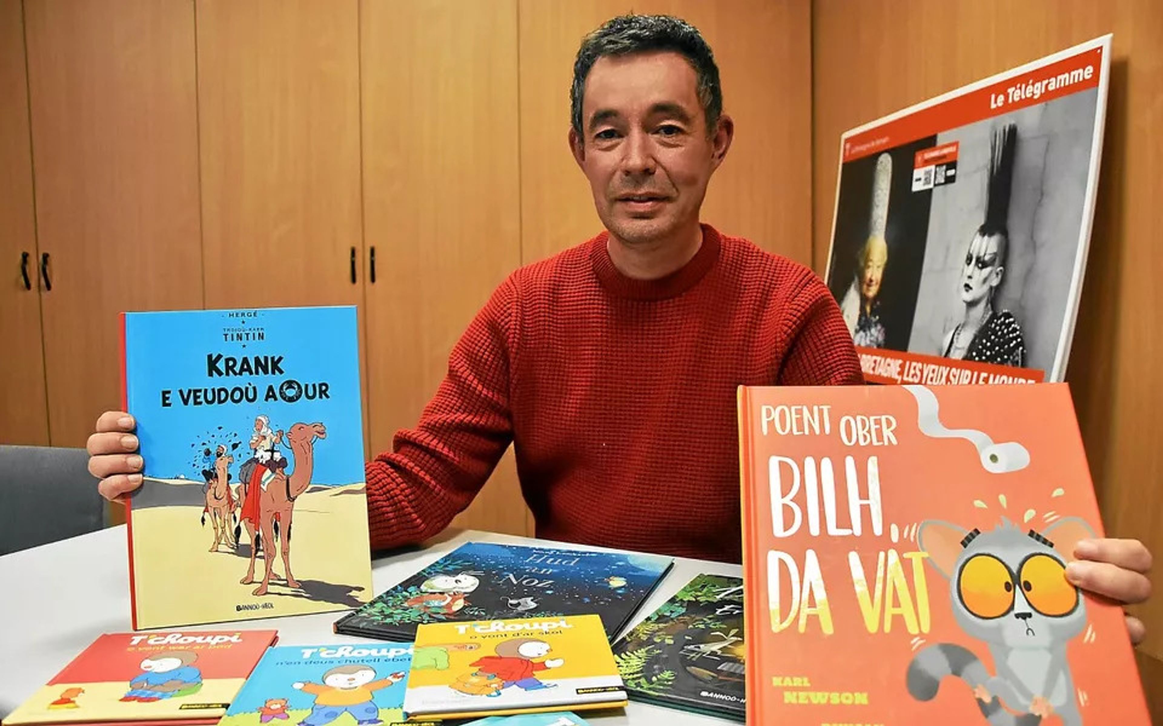 Tintin, Titeuf, T’choupi… Déjà un quart de siècle de livres en breton pour cette maison d’édition quimpéroise