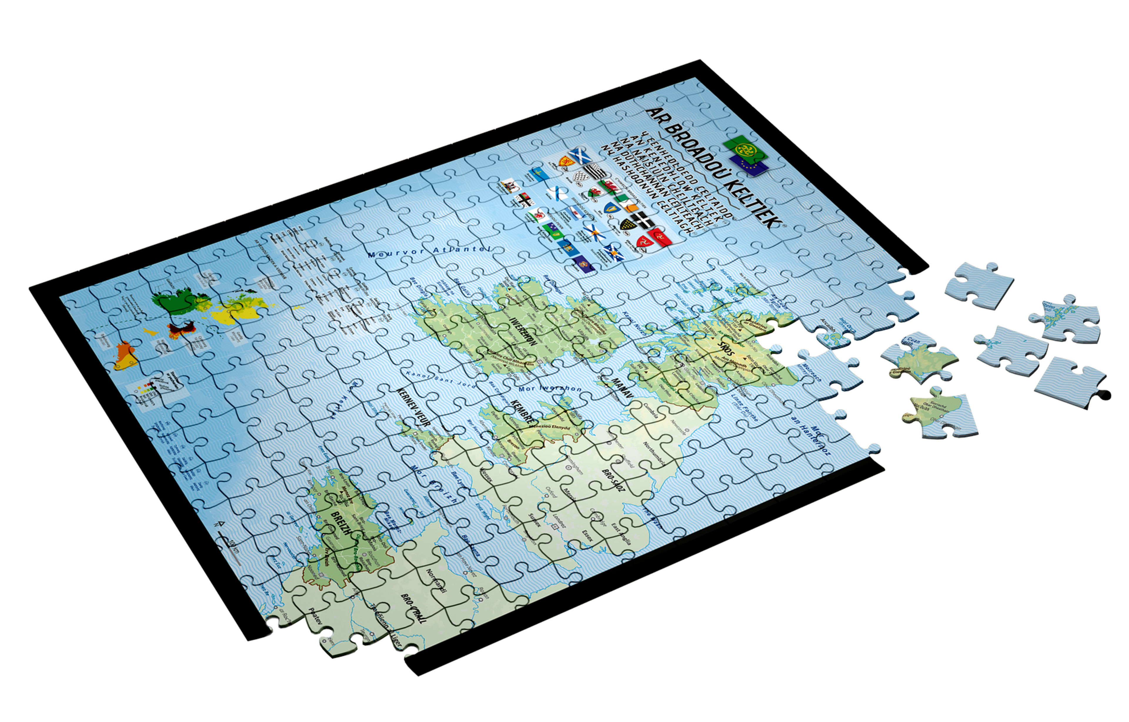 Puzzle Nations celtiques (500 pièces)