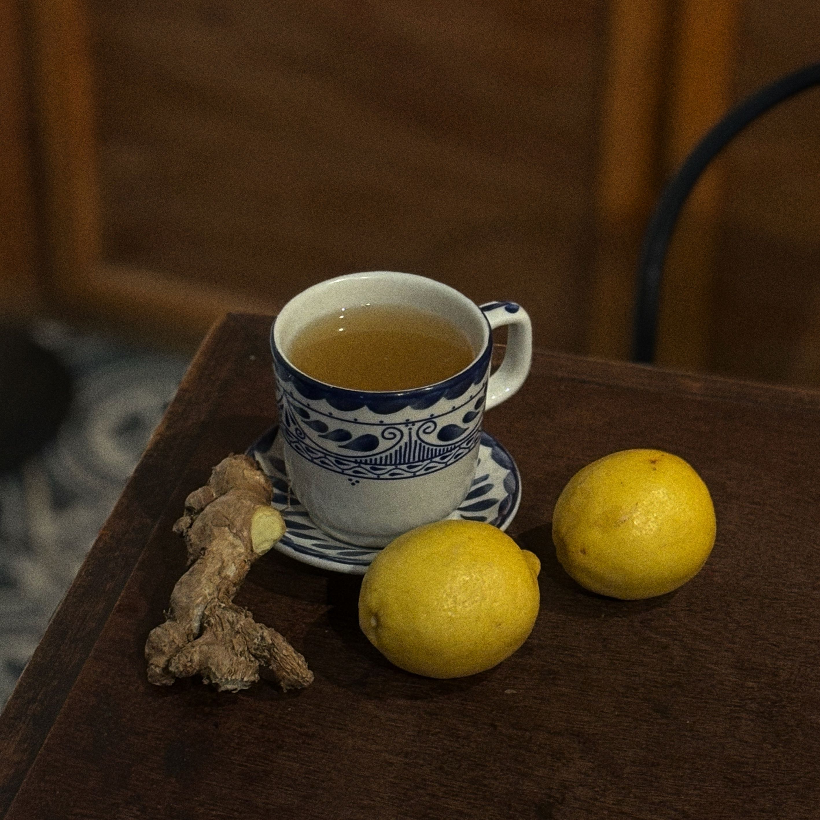 Té de jengibre y limón 