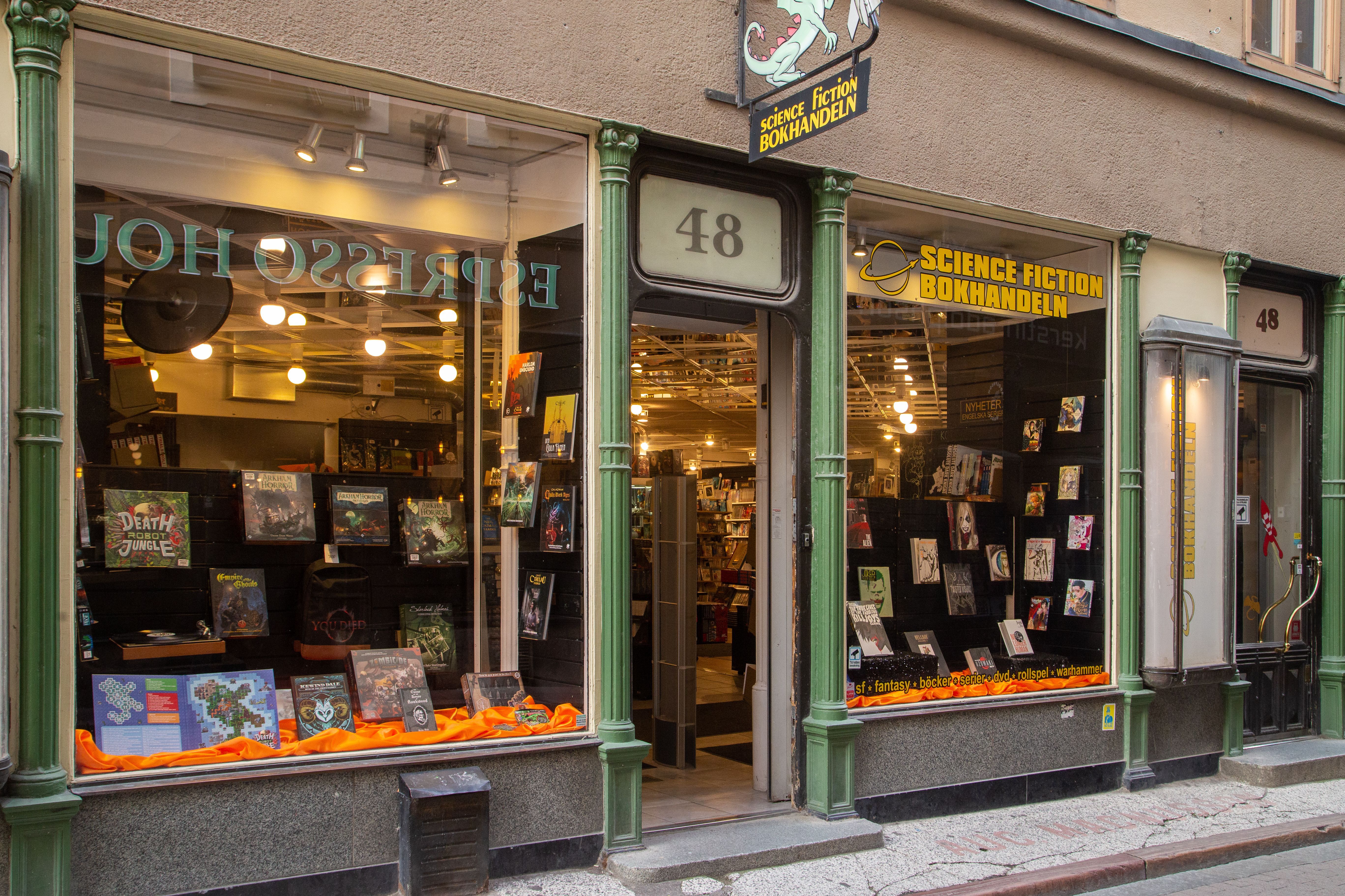 Science Fiction-Bokhandeln Stockholm