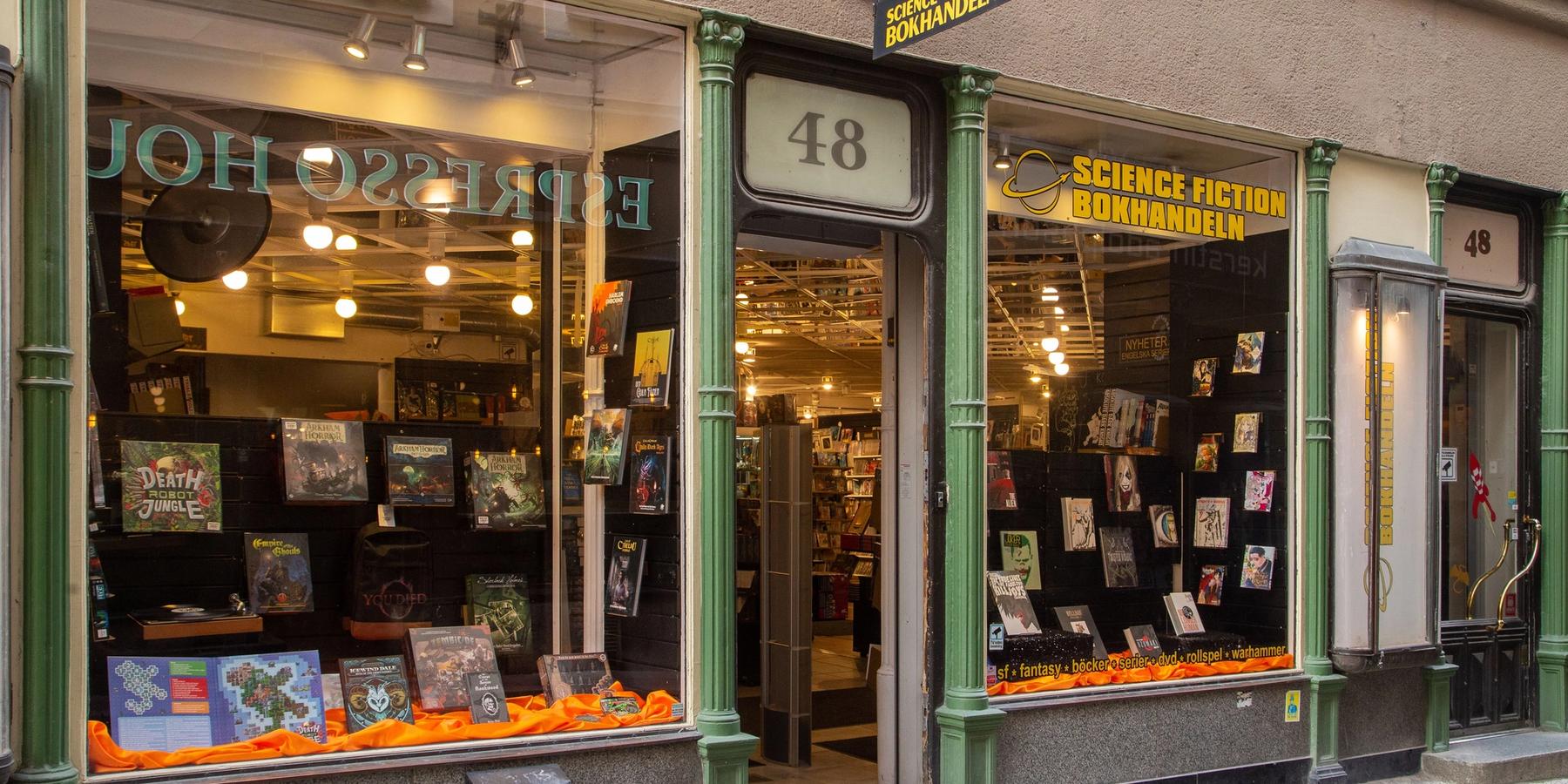 Science Fiction-Bokhandeln Stockholm