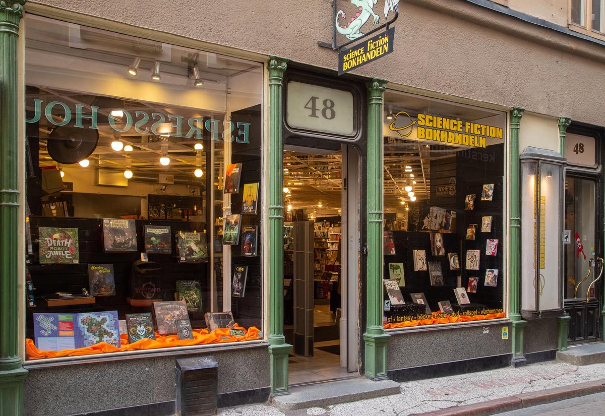 Science Fiction-Bokhandeln Stockholm