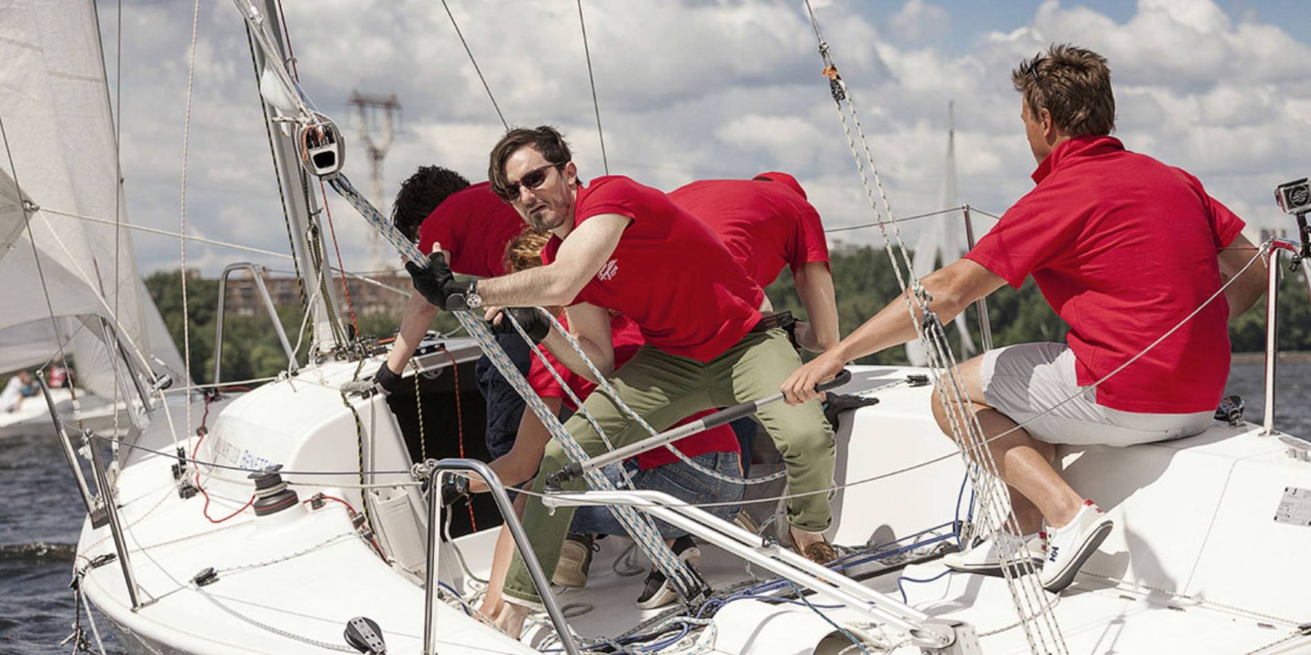 The fleet at the start