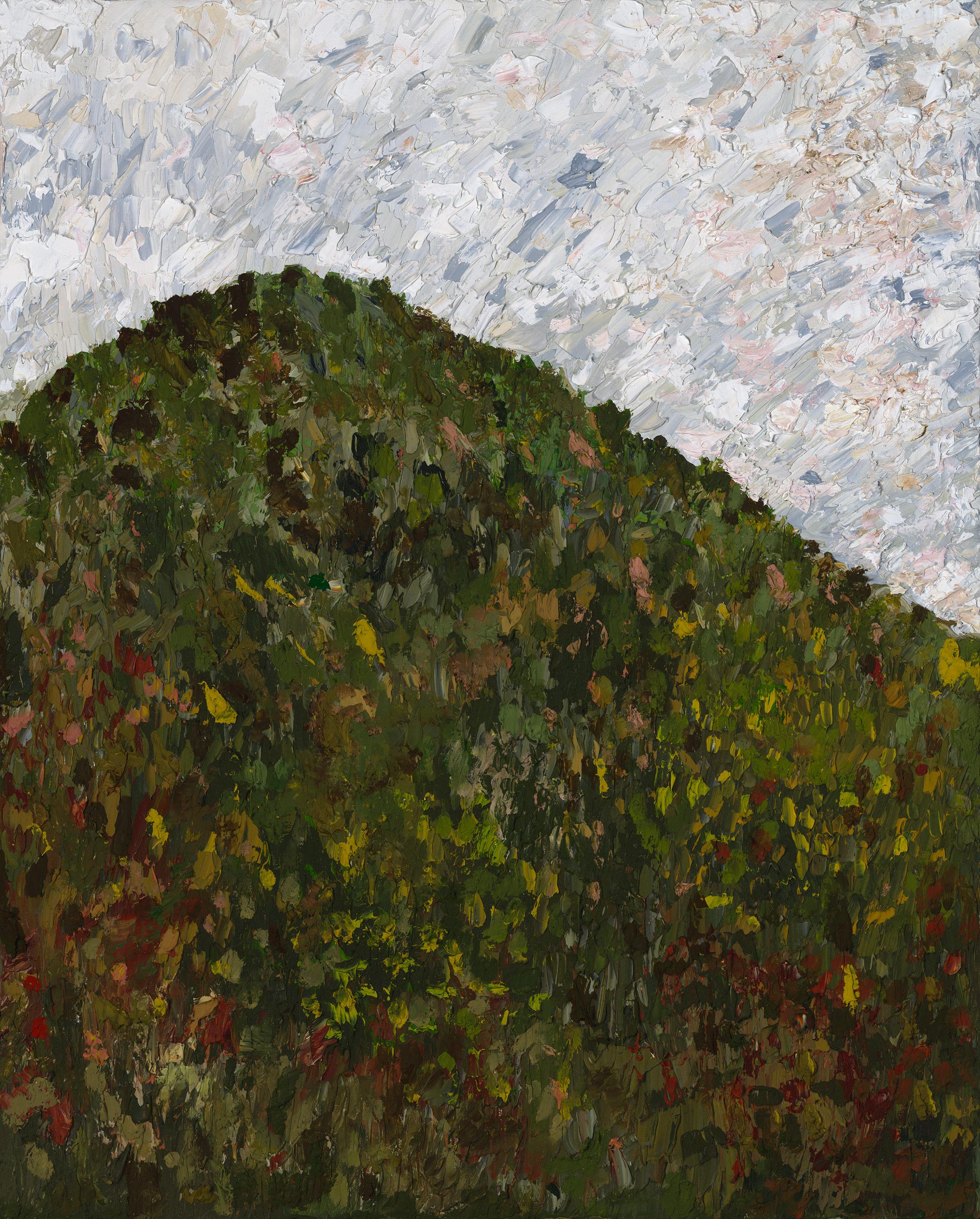 Second Mountain — oil on board
