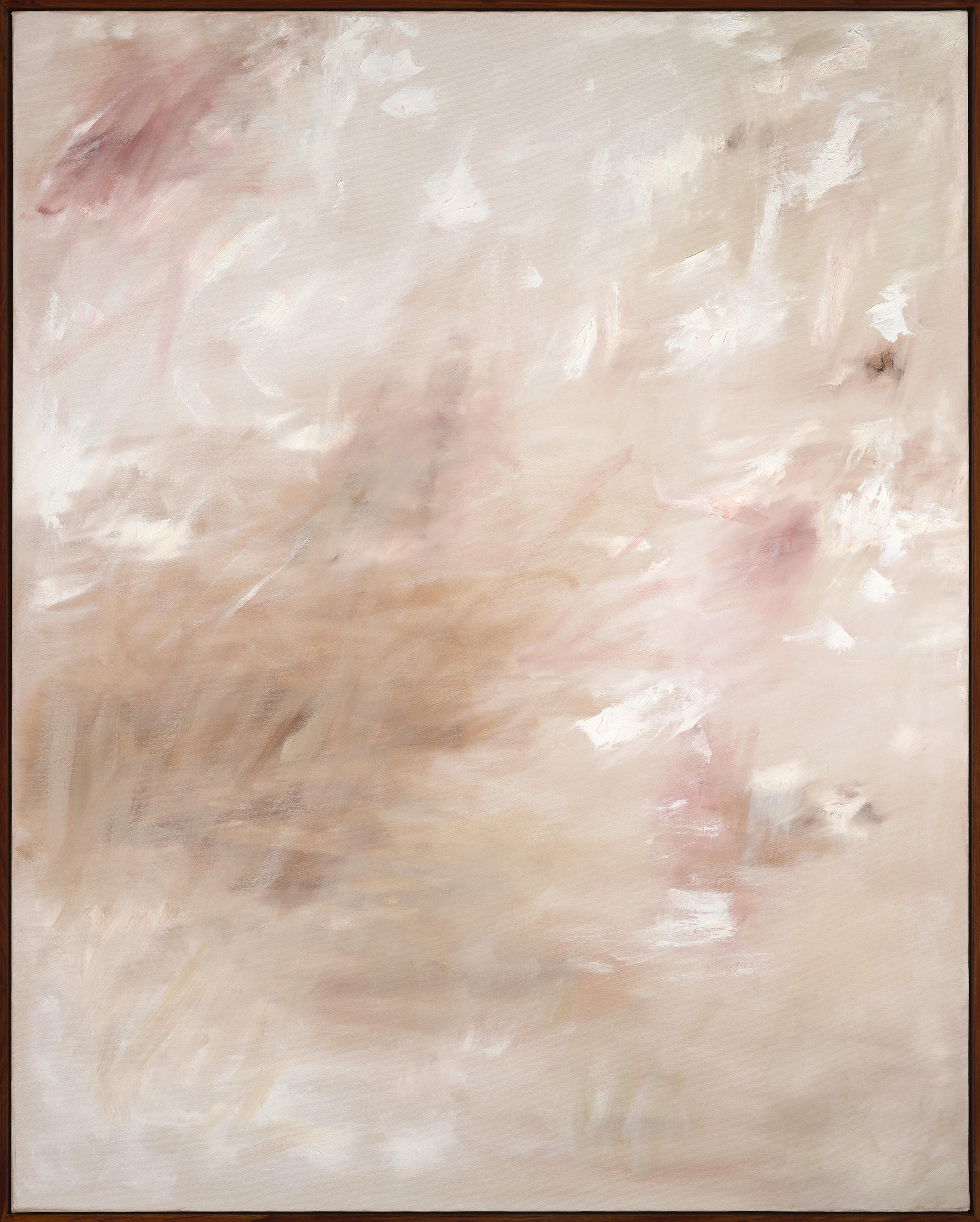 Righteous Daughter, Framed in Walnut — oil on canvas, 127 × 101 cm, 2026