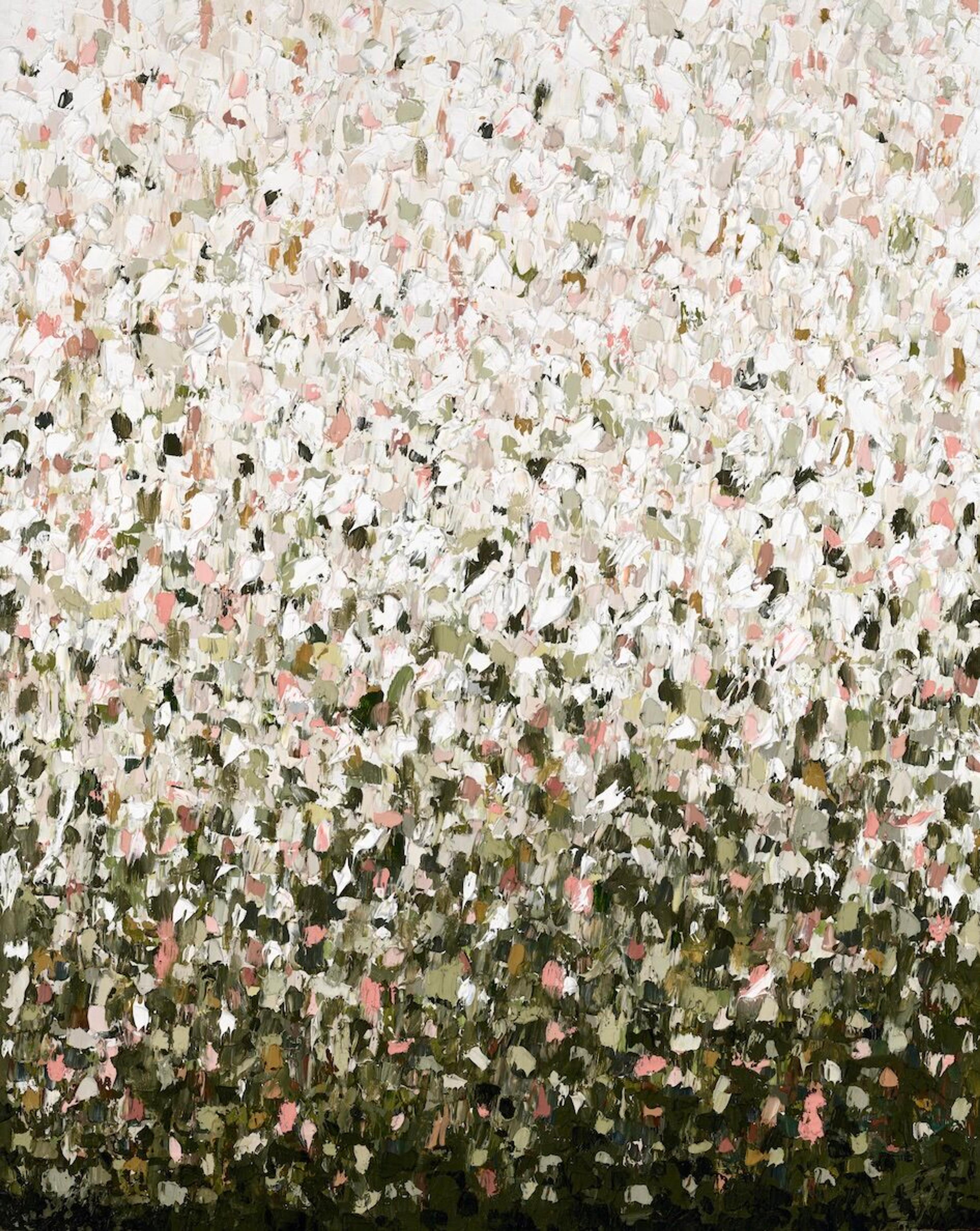 What Takes Root — What Takes Root — oil on board, 75 × 60 cm, 2025