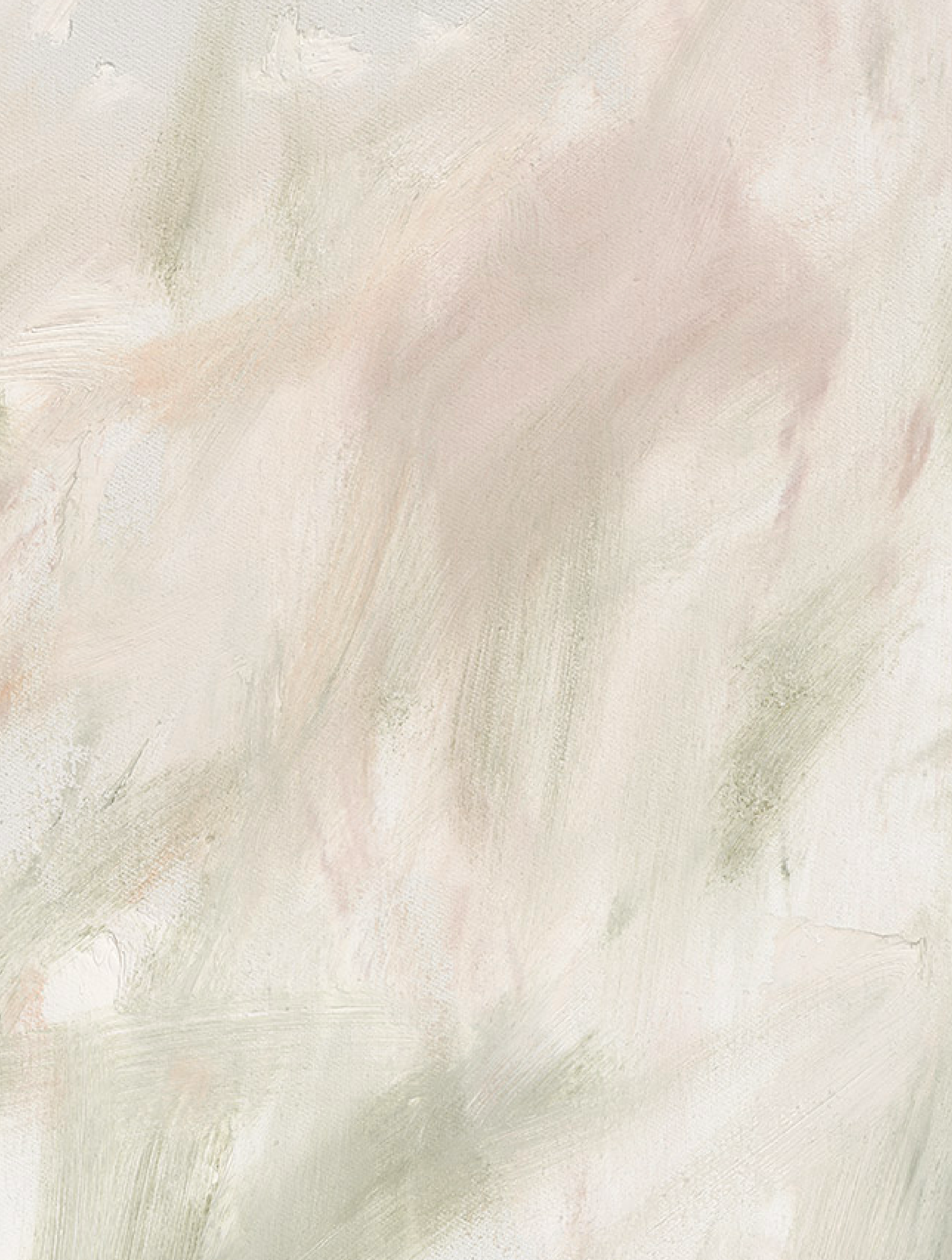 When Spring Arrives close up — oil on canvas, 90 × 71 cm, 2025