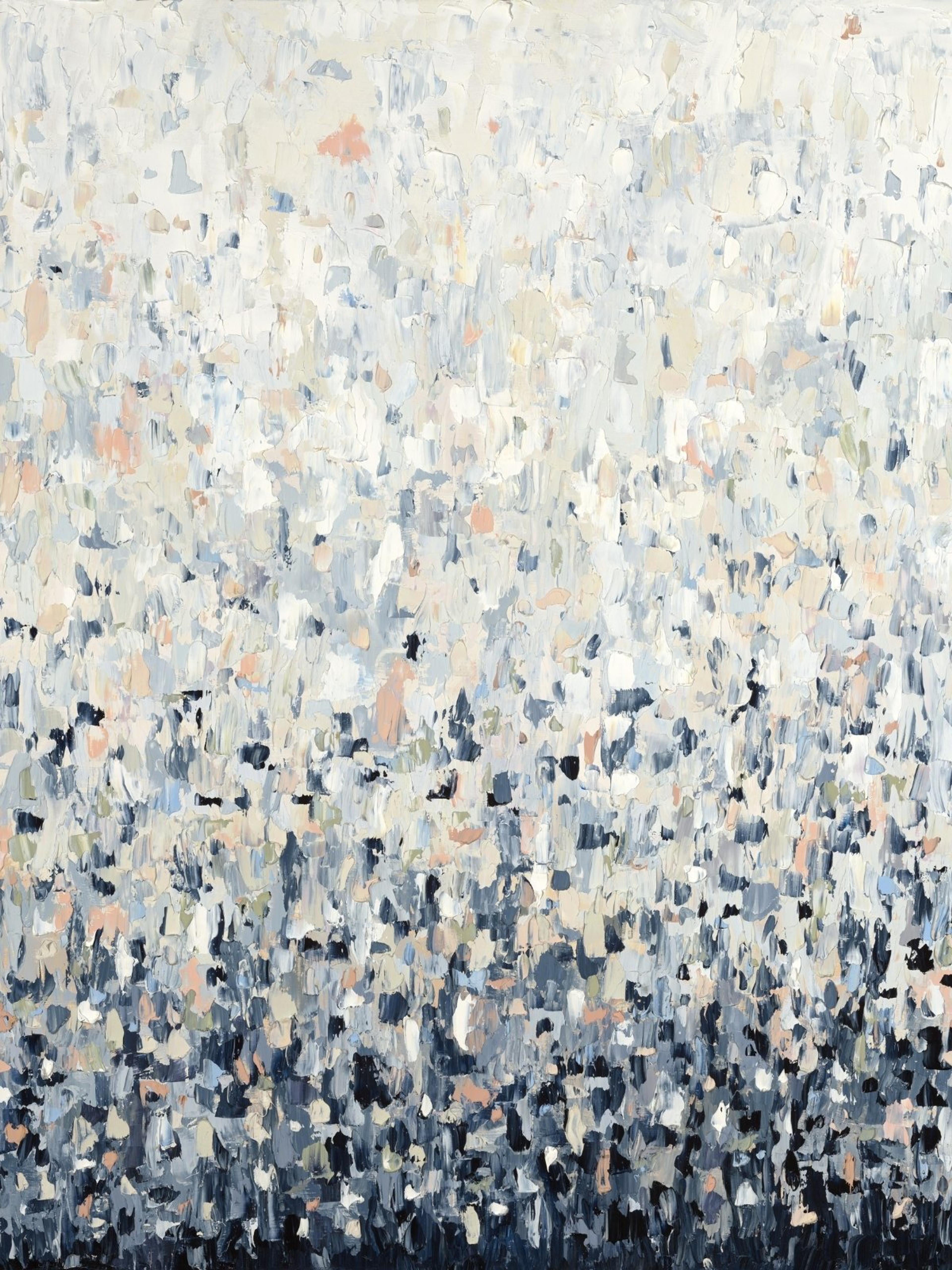 Free — oil on board, 2025