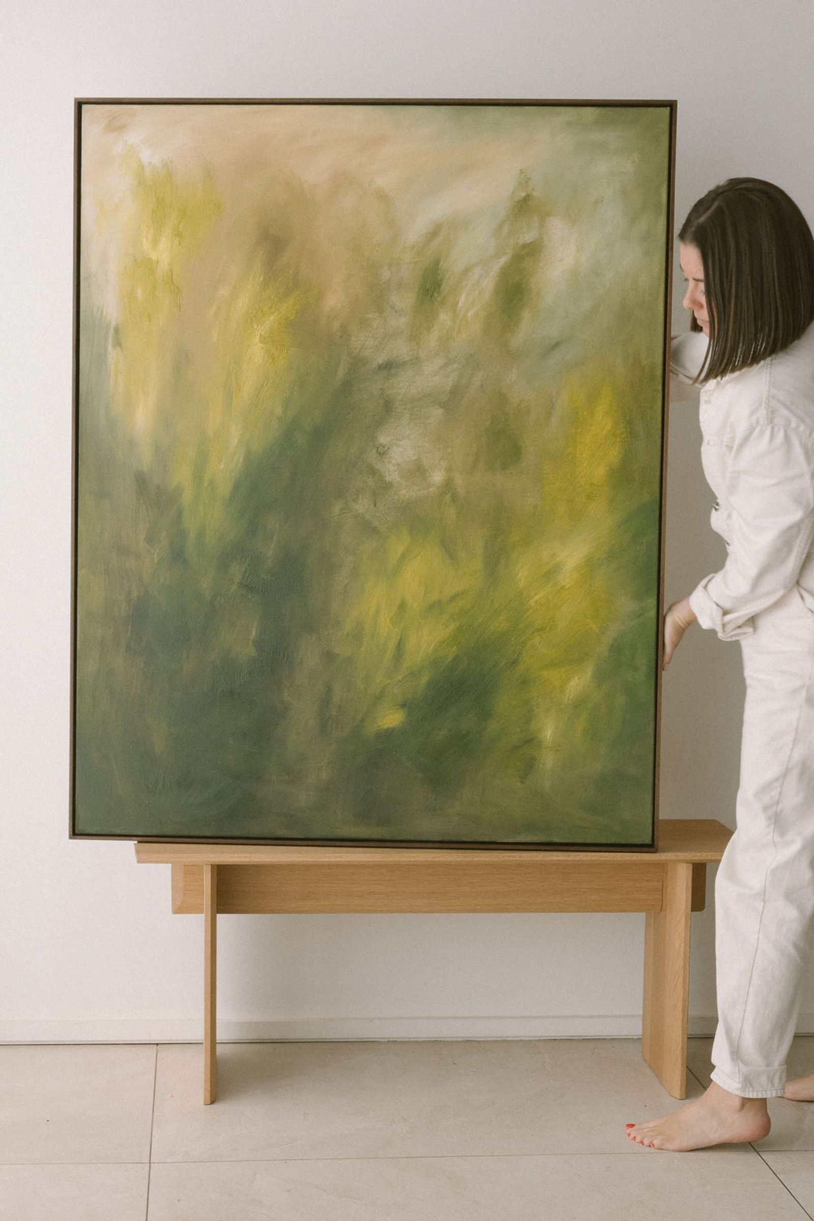 Emergence — oil on canvas, 2025 photo by STIL_