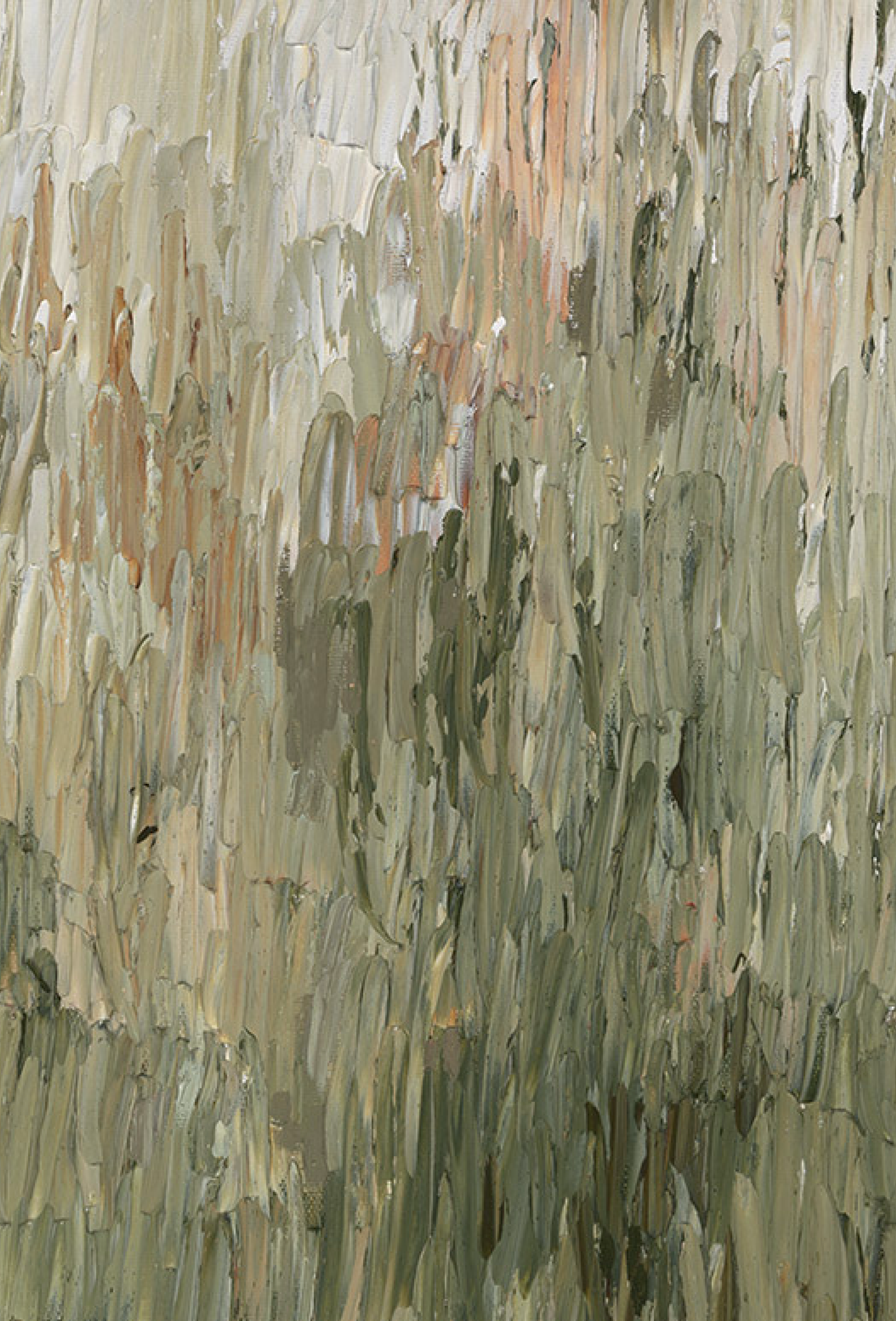 Substance close up — oil on canvas, 122 × 91 cm, 2026