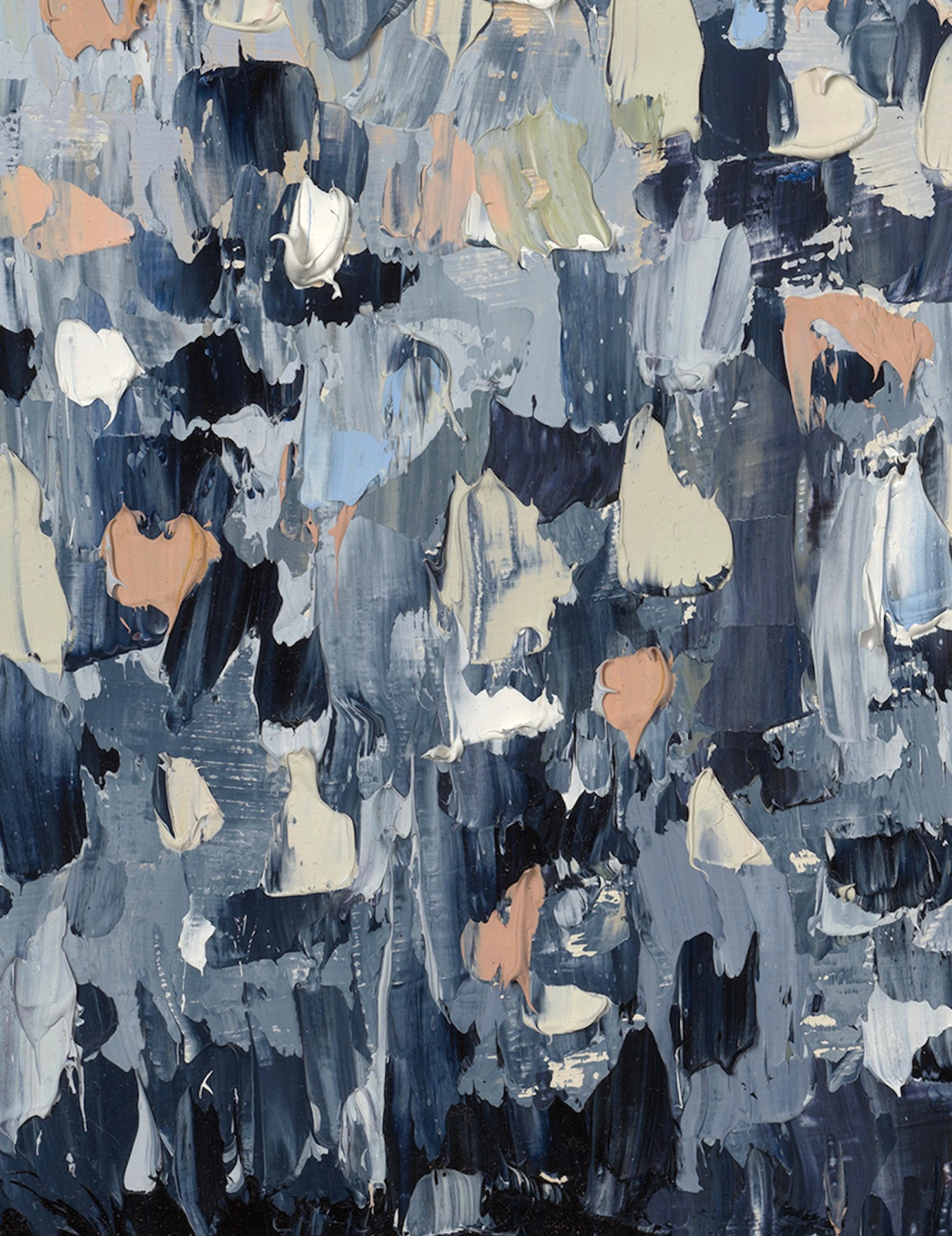 Free close up — oil on board, 75 × 60 cm, 2025