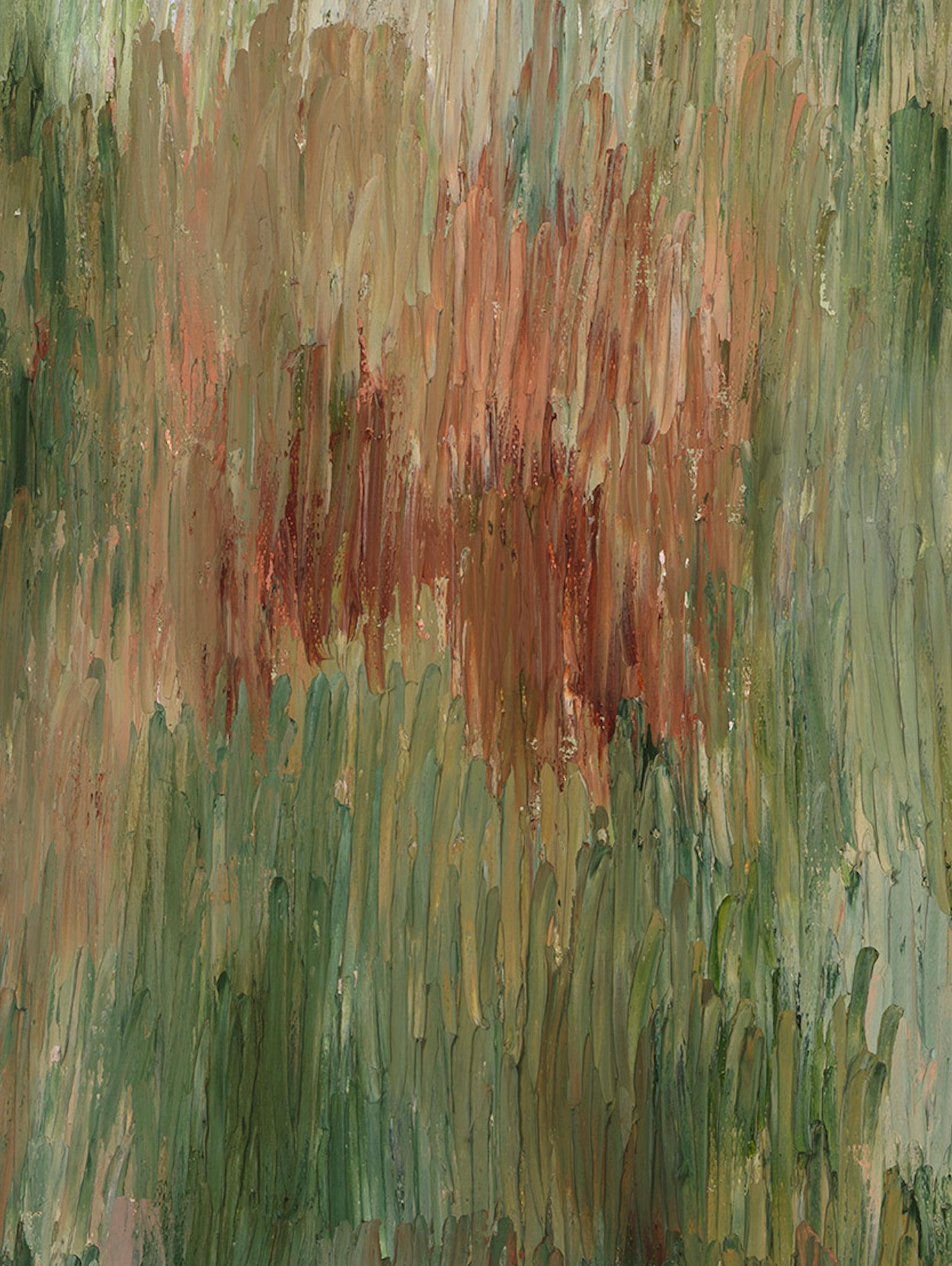 Nature's Way close up — oil on canvas, 78 × 62 cm, 2026