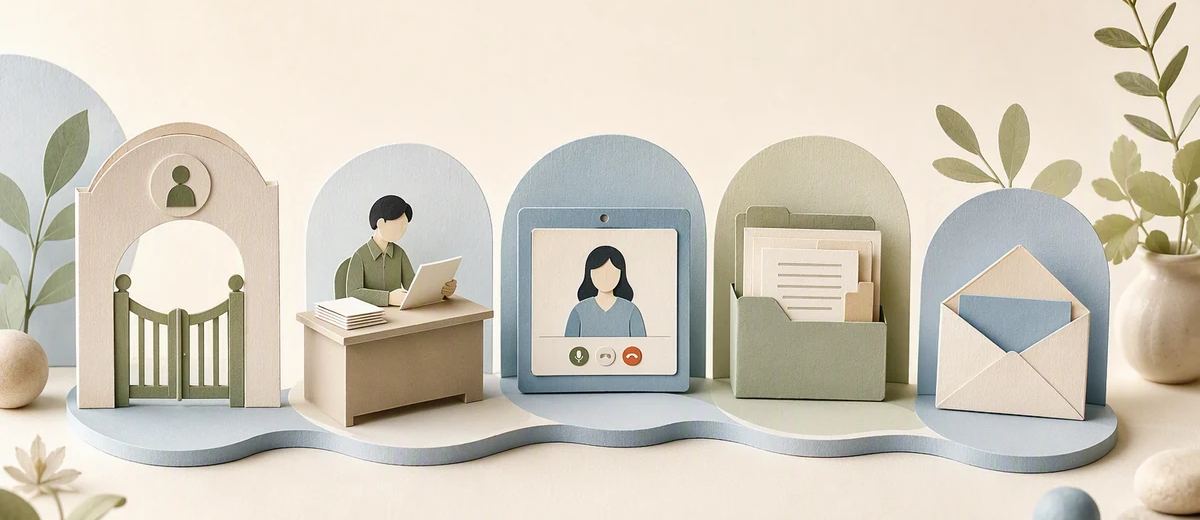 Five stages connect eligibility, review, monetization, earnings, and payment.