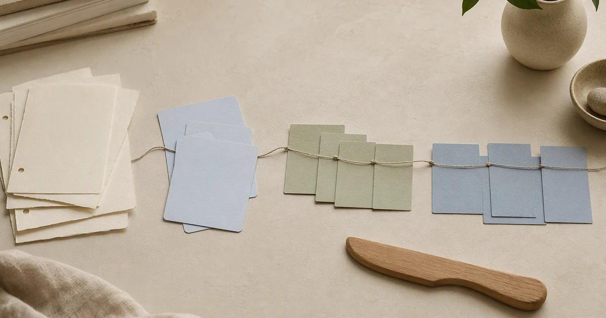 Product notes and audience-question cards arranged into a small sequence of social content cards.