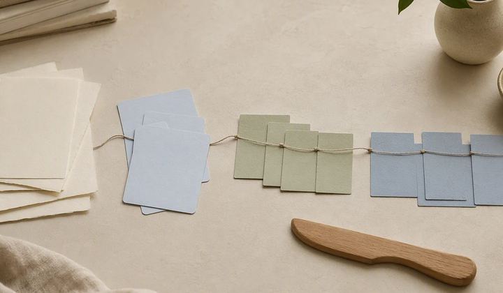Product notes and audience-question cards arranged into a small sequence of social content cards.
