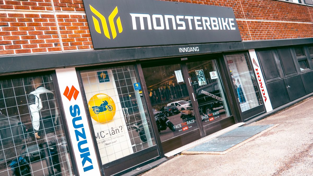 Inngangspartiet til butikken