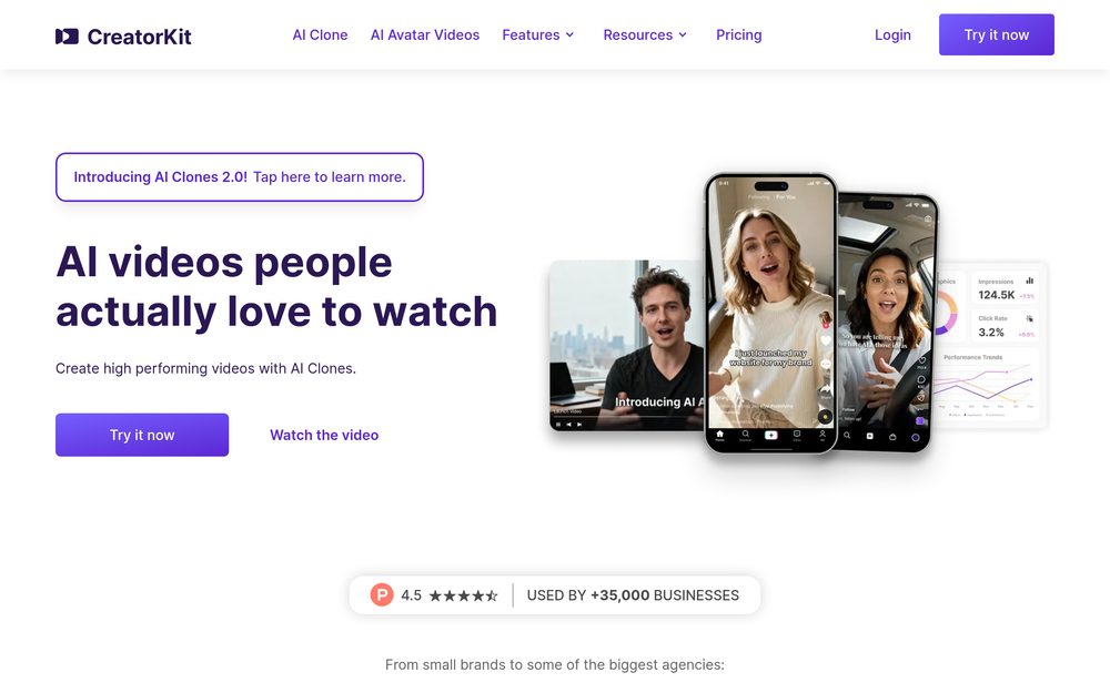 CreatorKit website preview
