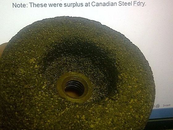 GRINDING WHEELS, New! - 4" solid, foundry, welding etc.; steel Core, 1/2 PRICE