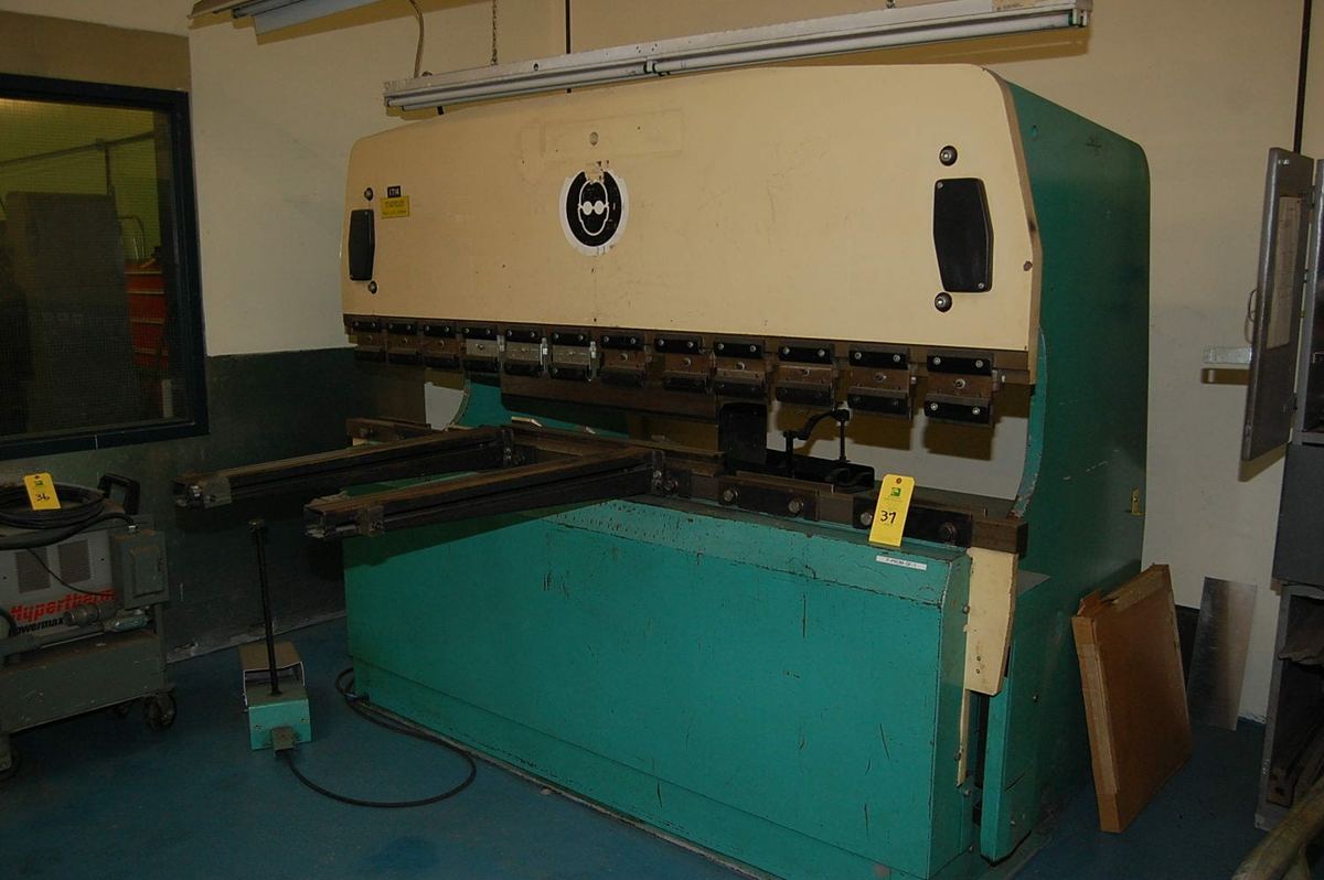 119 ton x 8 ft. Hydraulic Press Brake 4" adj. stroke, Promecam
