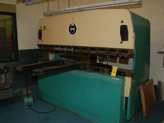 119 ton x 8 ft. Hydraulic Press Brake 4" adj. stroke, Promecam