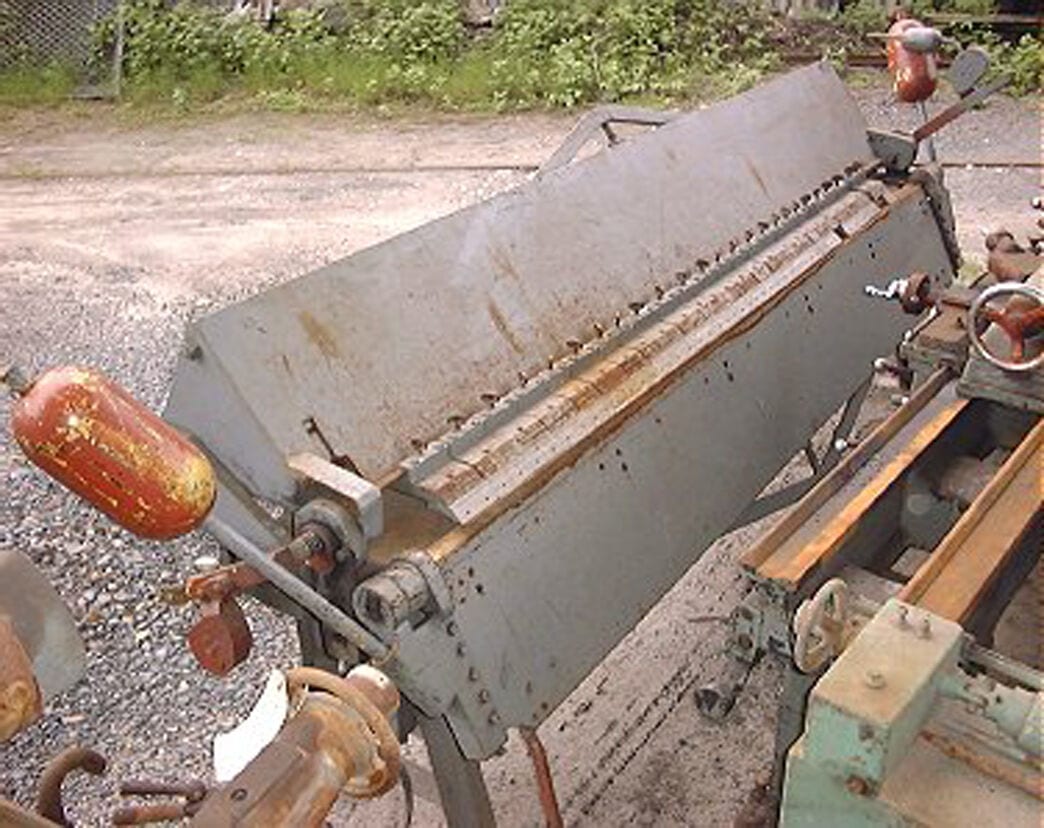 10' x 14ga.  Chicago  (Dreis & Krump) finger brake, Model W38
